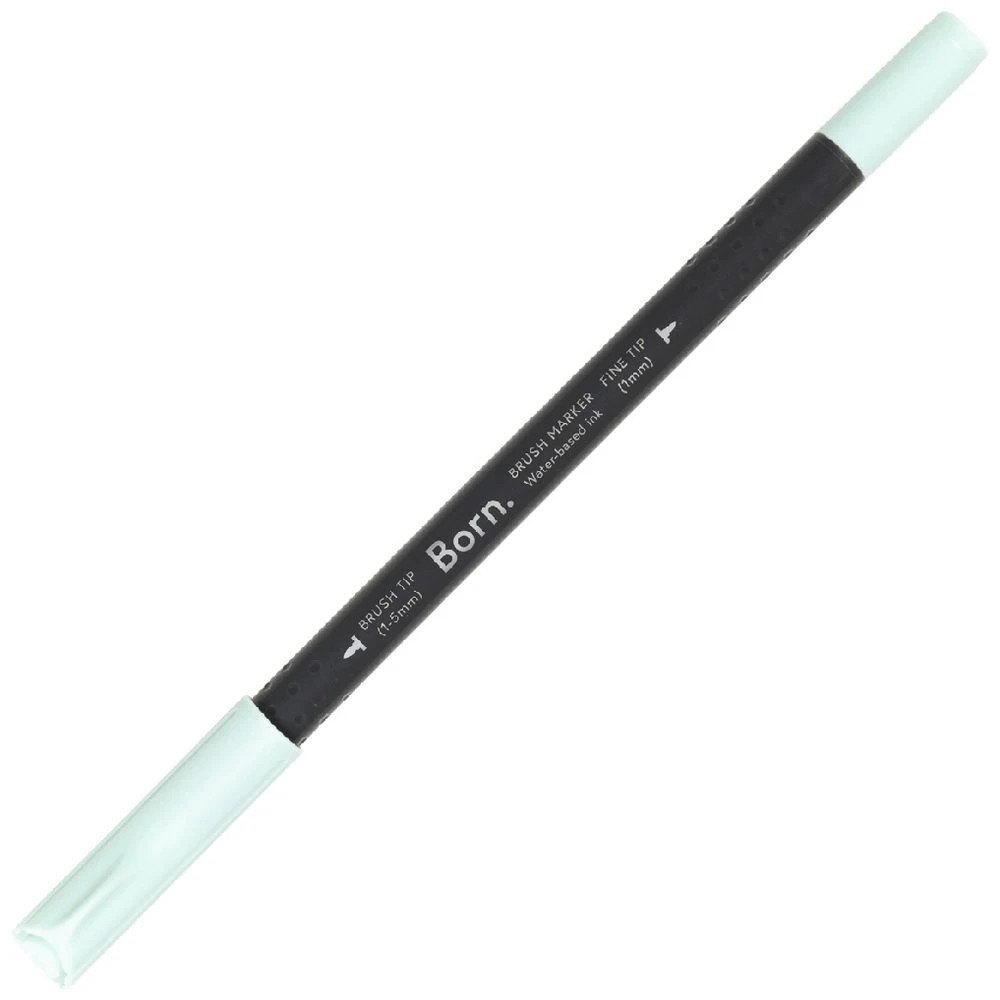 1 Born Professional Brush Dual-Tip Marker Aqua Tint 243, 1 of 4
