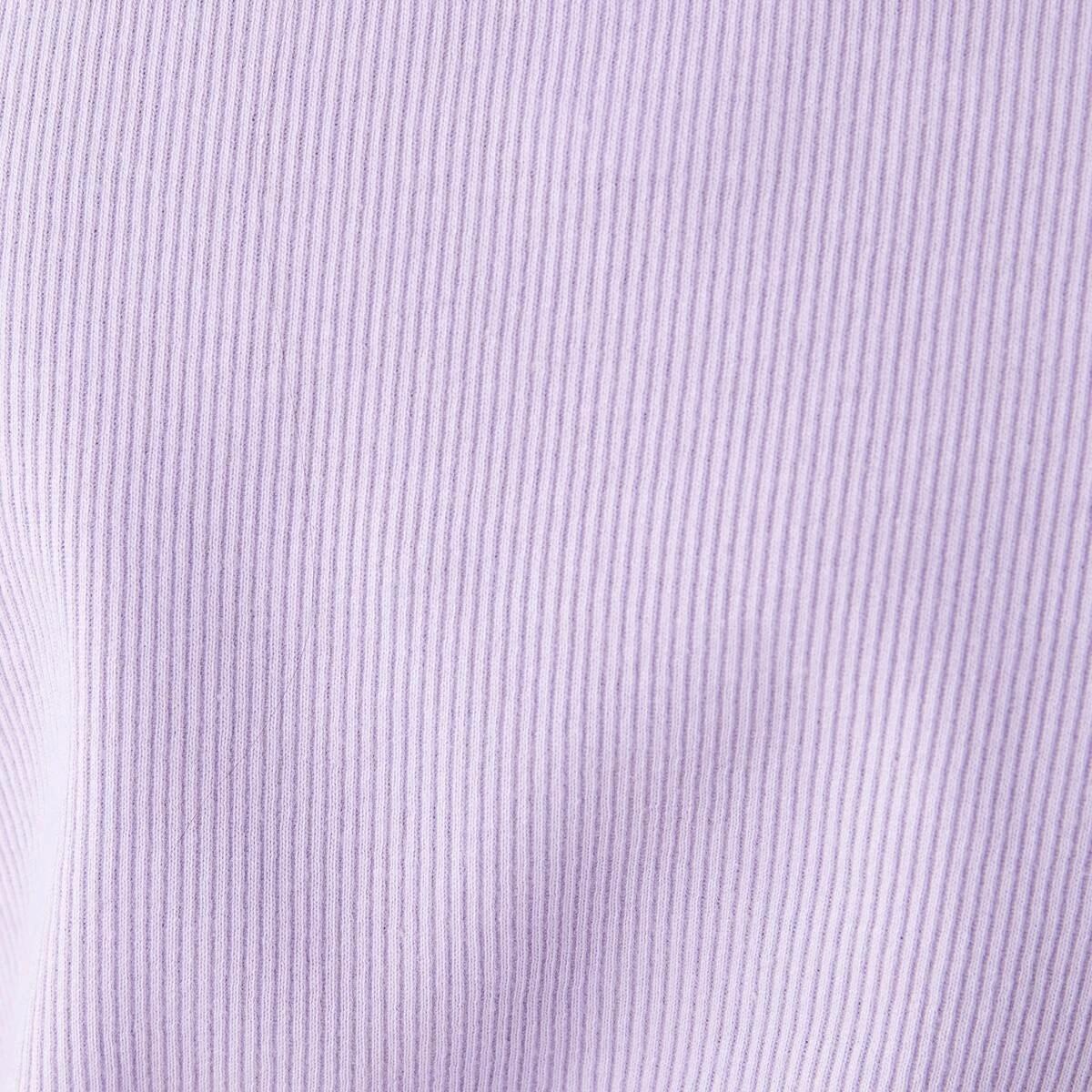 6 Short Sleeve Rib T-shirt PASTEL LILAC, 6 of 8