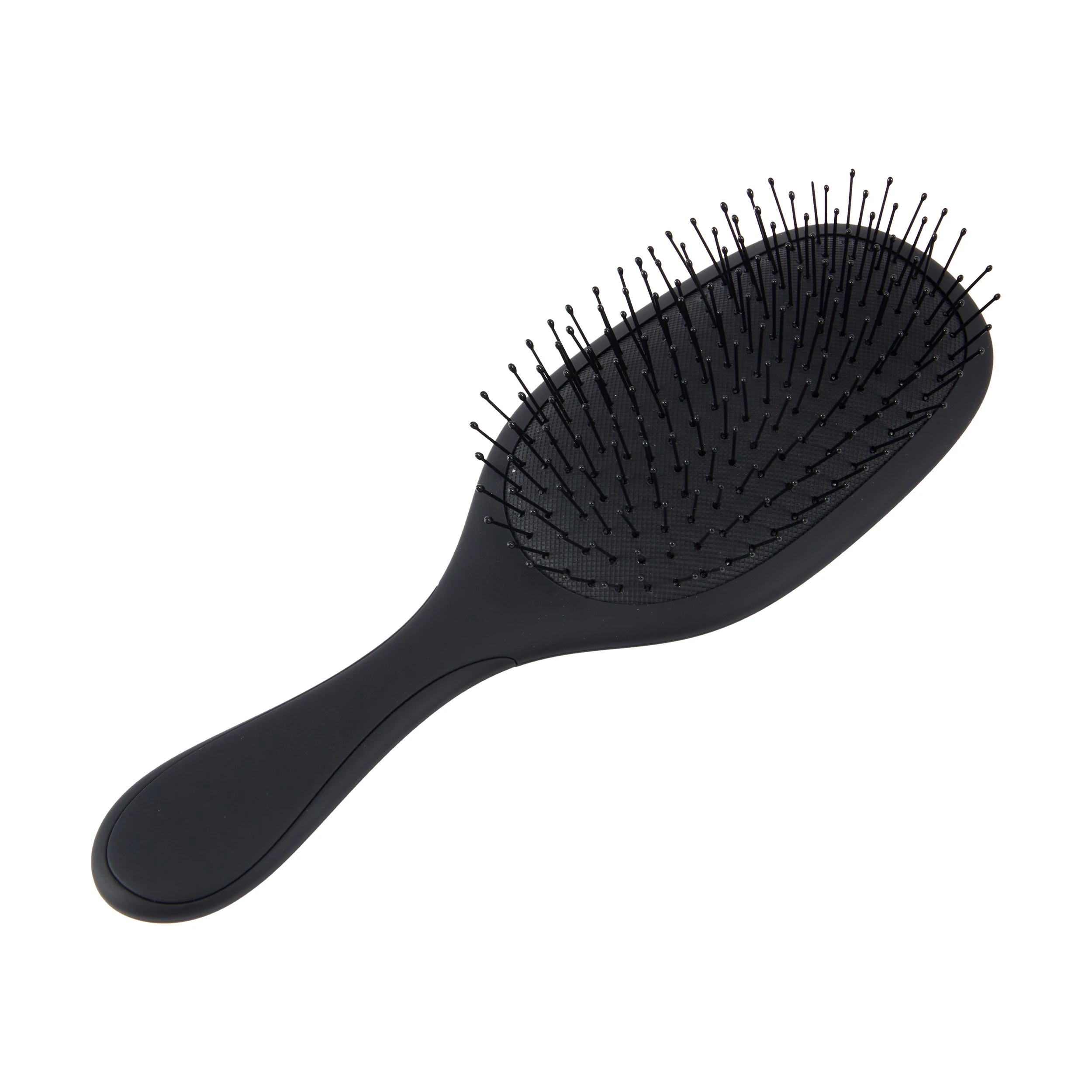 1 OXX Haircare Detangler Wet Oval Paddle Brush - Black, 1 of 4