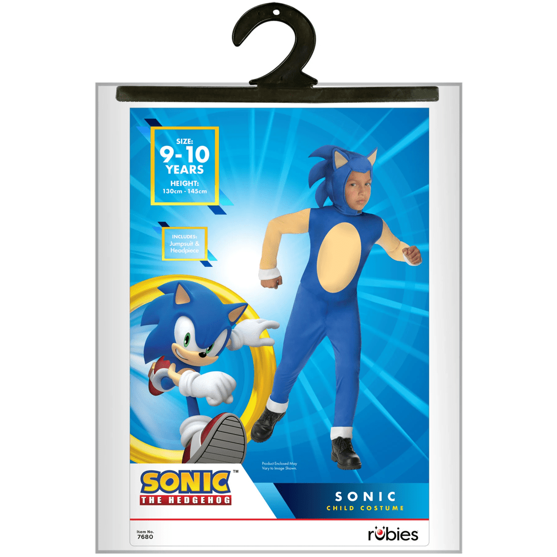 4 Sonic the Hedgehog Child Costume - Ages 9-10, 4 of 4