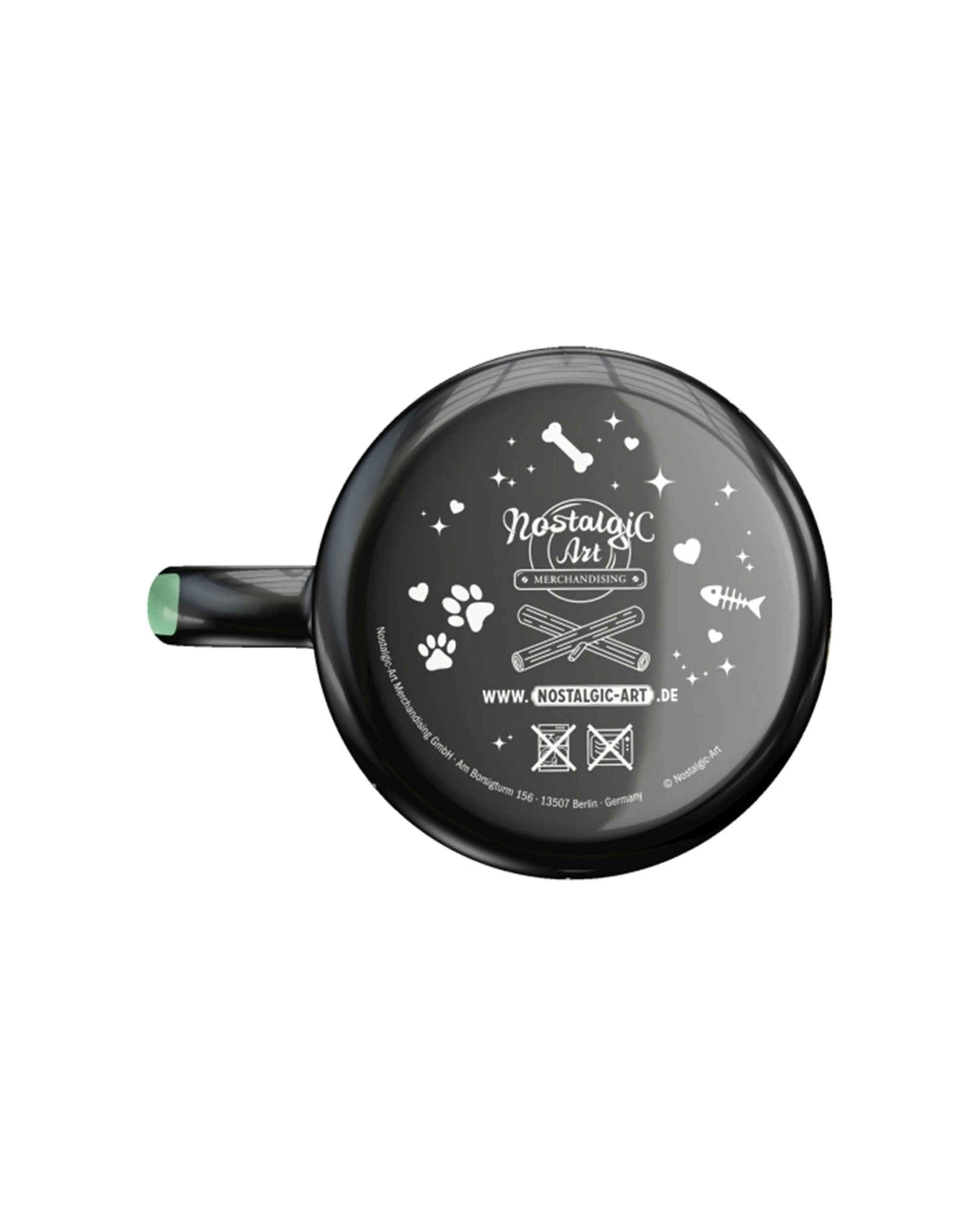 4 Nostalgic-Art Enamel Mug 360ml Mug -  Cat Lover GIft - Black, 4 of 4