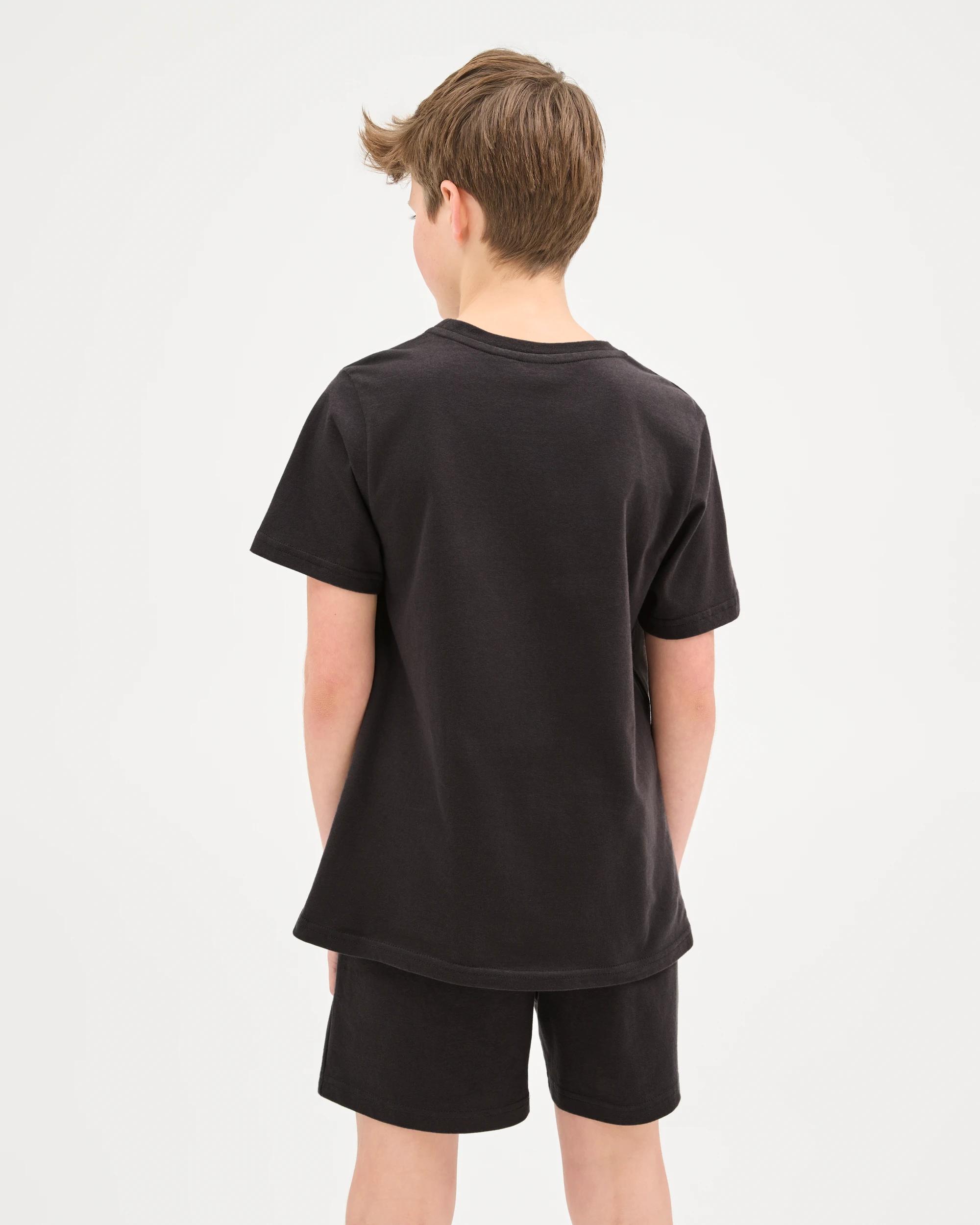 4 Target Kids Sibling Matching Organic Cotton Older Kids Pyjama Set BLACK SKELETON, 4 of 9