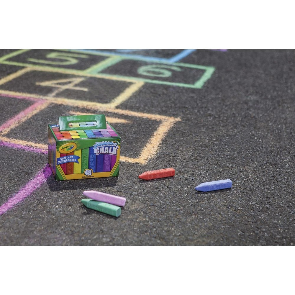 2 Crayola Washable Sidewalk Chalk 48 Pack, 2 of 4