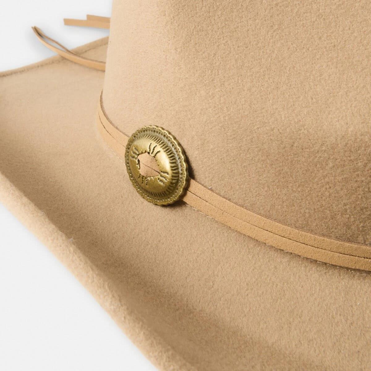 3 Cowboy Hat BROWN TAN, 3 of 4