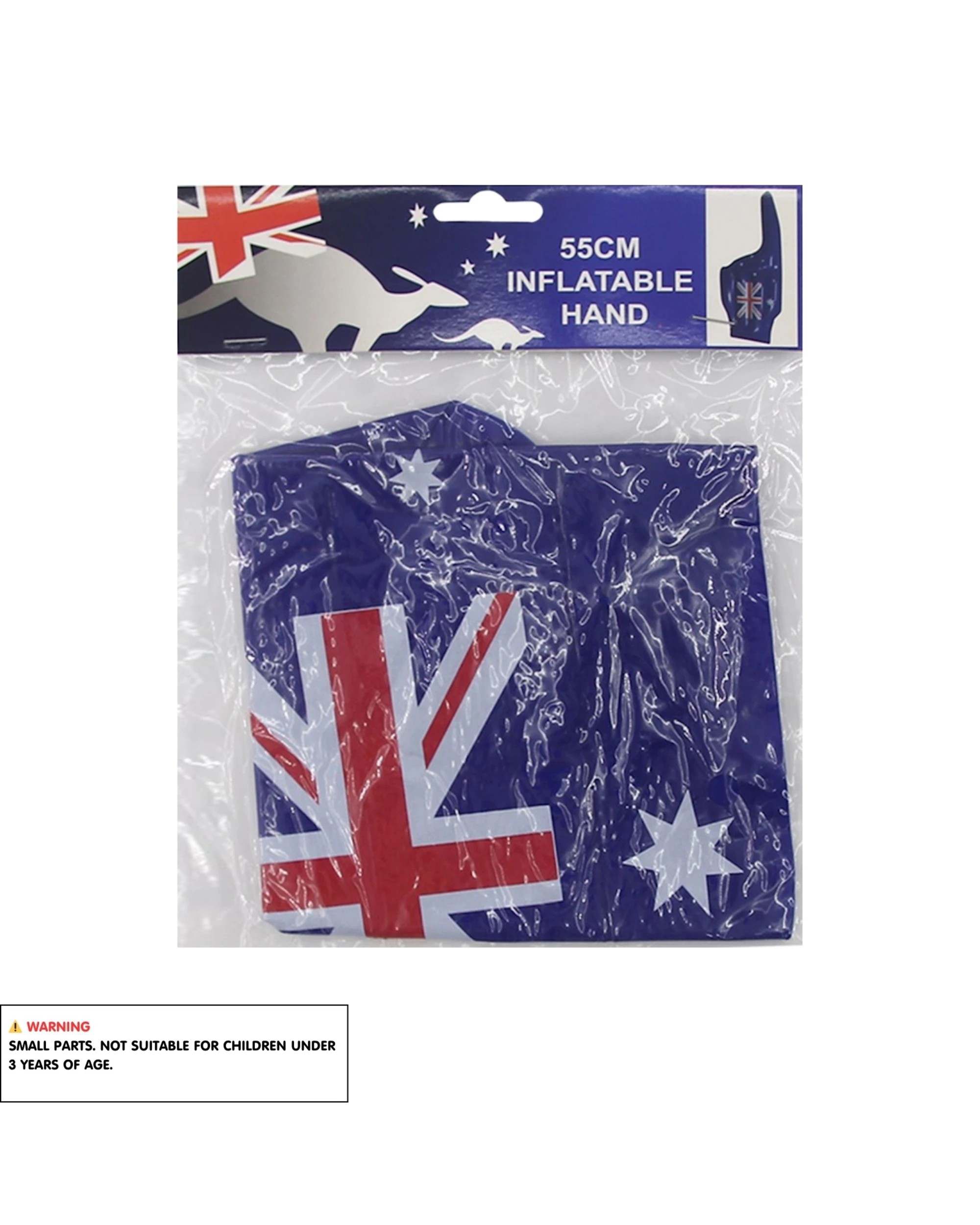 3 Oceana Inflatable Australia Flag Hand 55cmBlue - Blue, 3 of 3