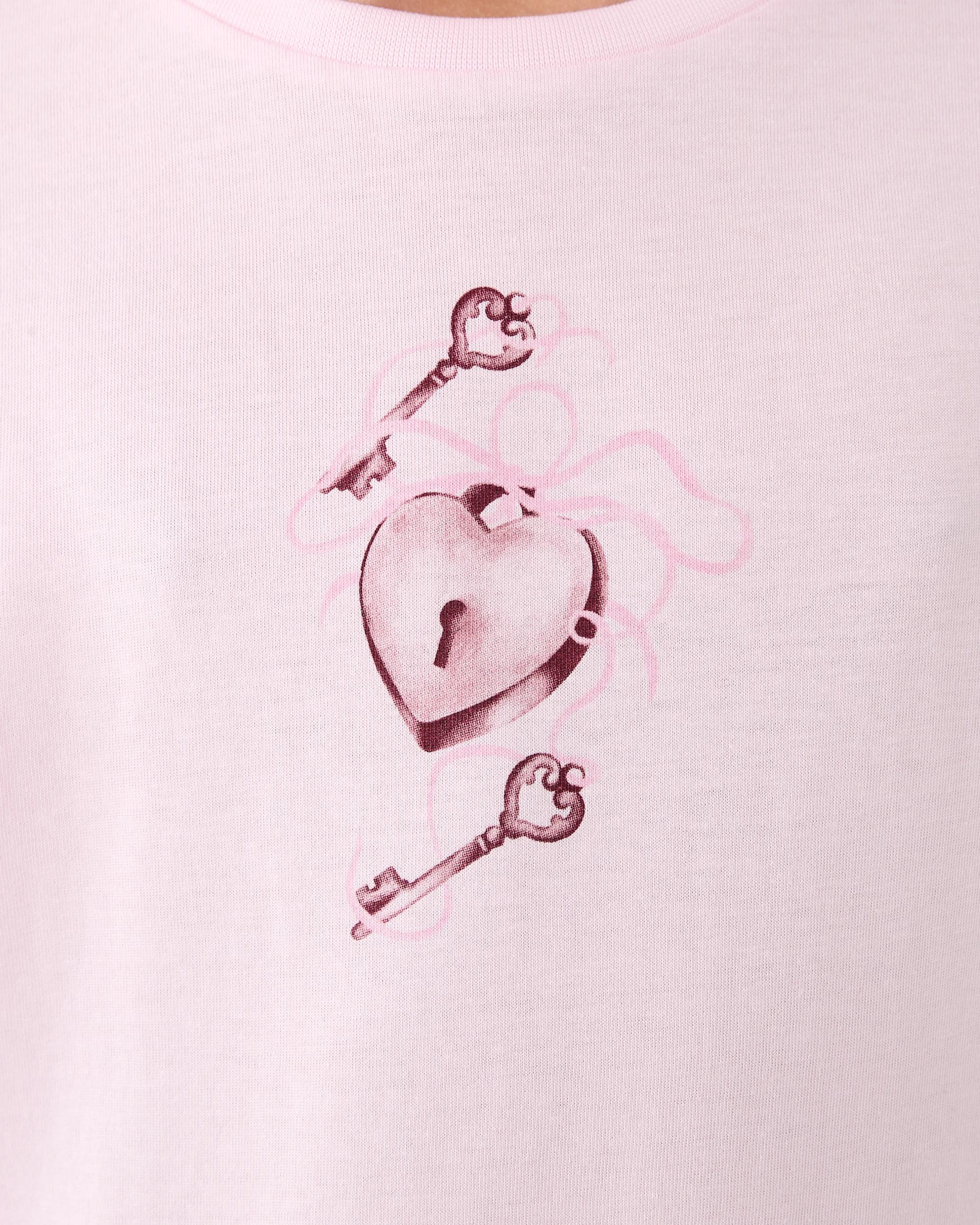 5 Short Sleeve Print T-shirt Pnk Lock, 5 of 7