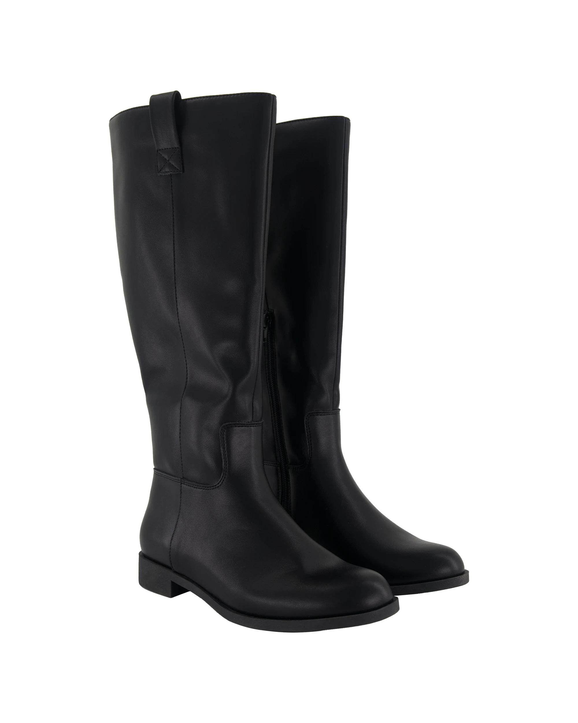 4 Flat Riding Boots Black, 4 of 4