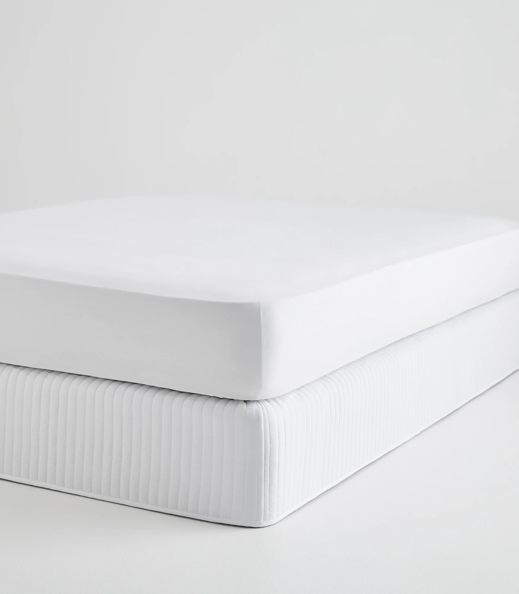 1 Target Padded Valance - Double Bed - White, 1 of 3