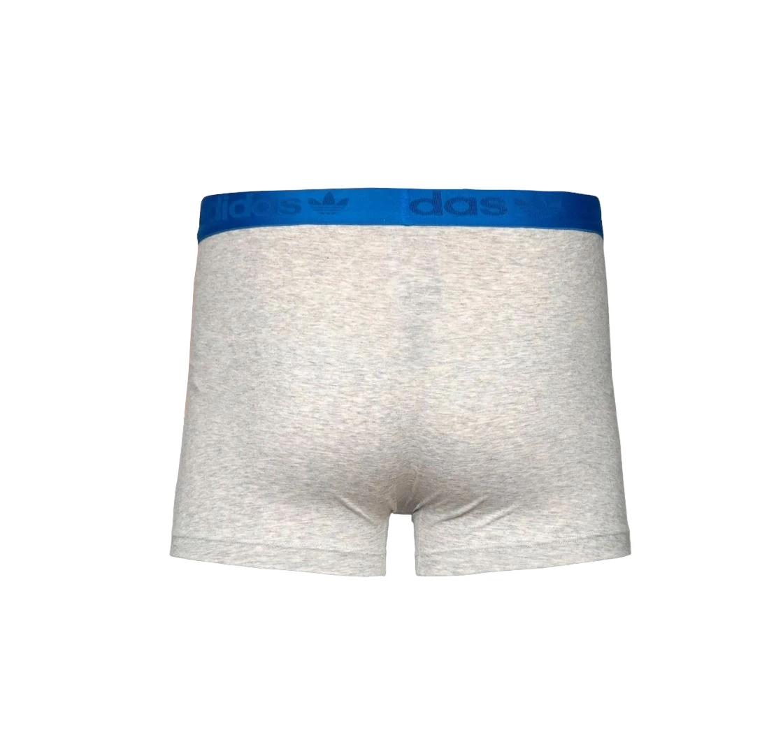 3 Adidas 3 Pack Mens Multi Coloured Trunks Cotton Flex Comfort Everyday Underwear ORANGE MULTI, 3 of 7