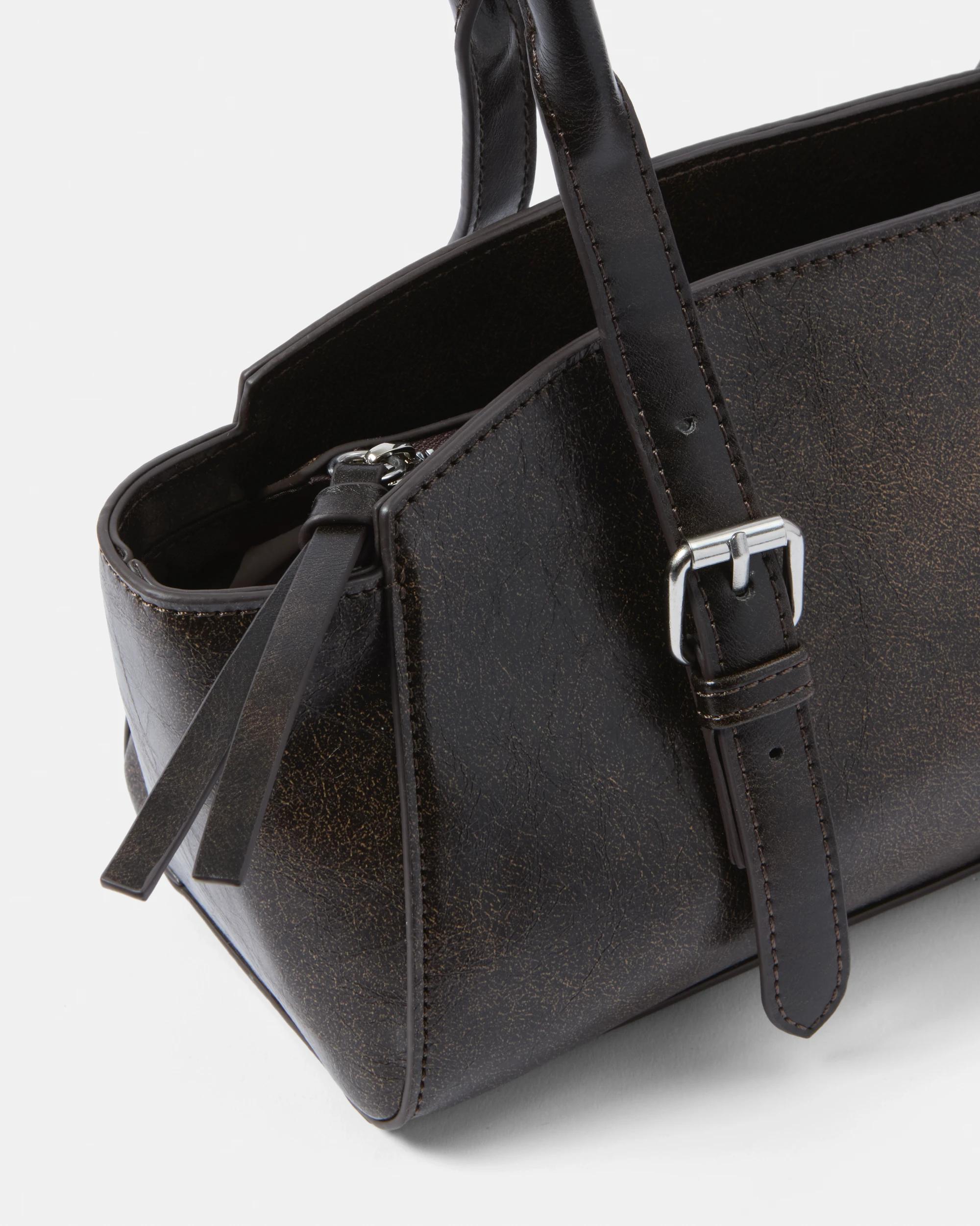 4 Vintage Shoulder Bag Deep Fudge, 4 of 10