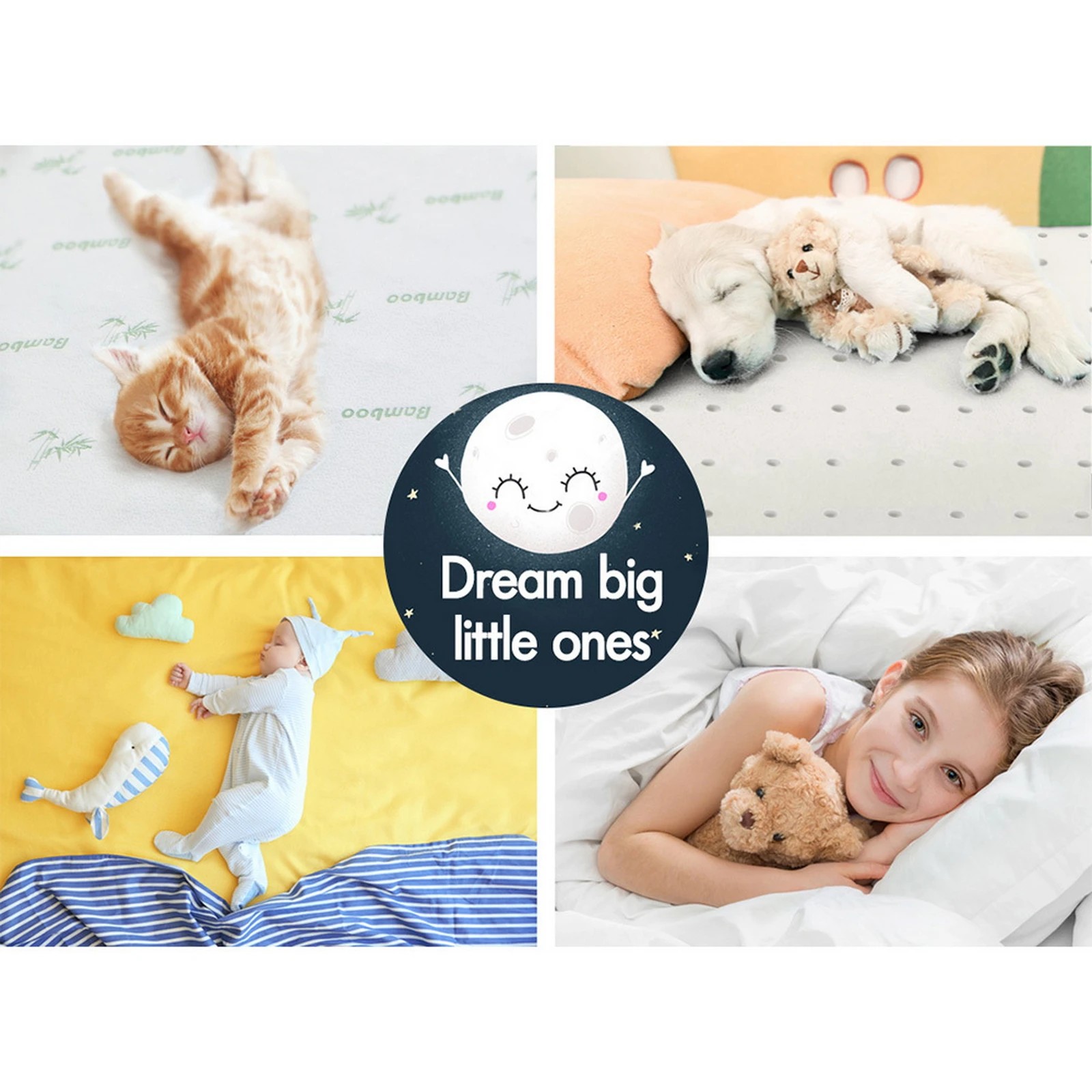 8 Starry Eucalypt Memory Foam Mattress Topper 8cm Cool Gel - Double Bed, 8 of 10