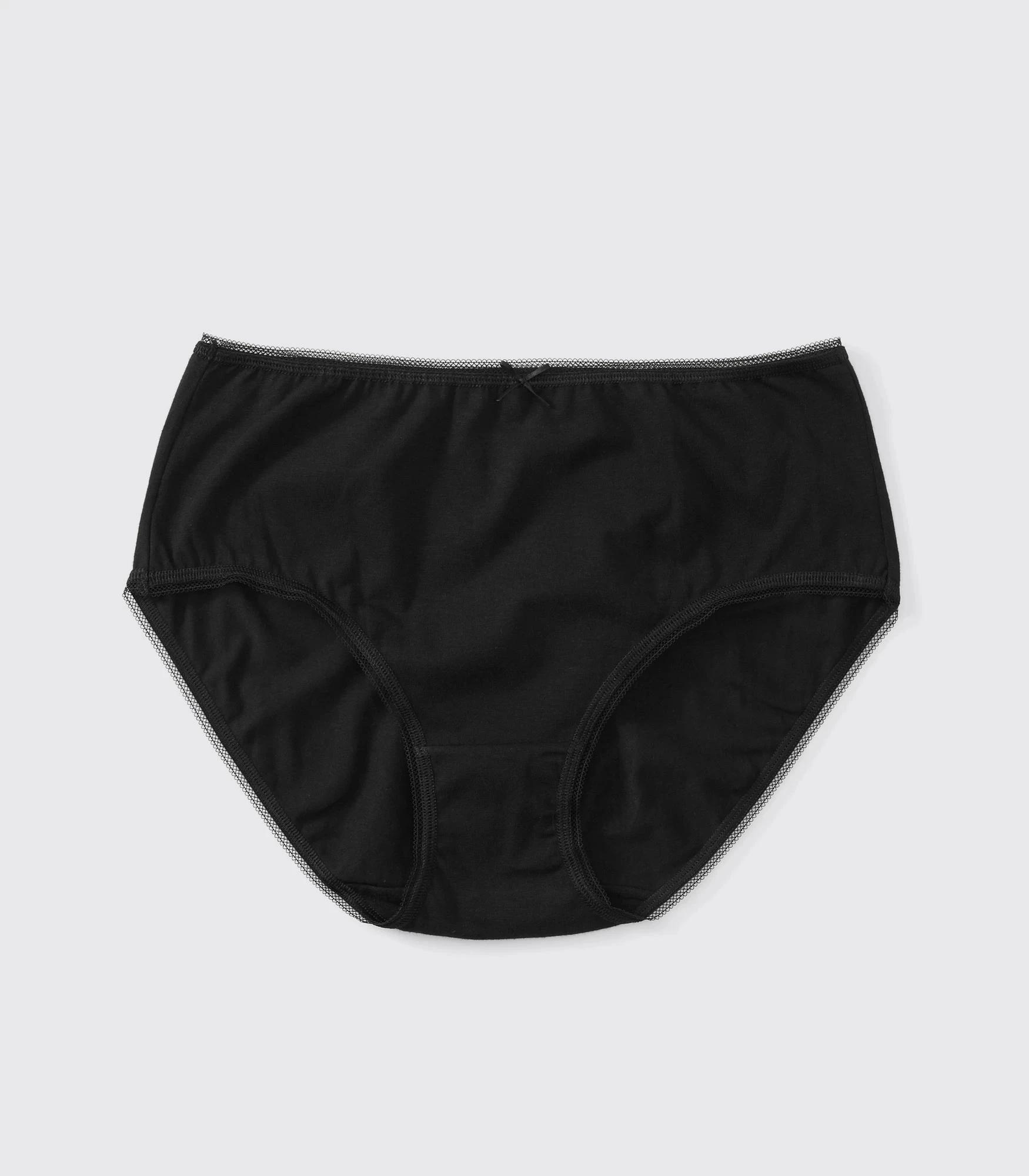 3 Target 5 Pack Cotton/Elastane Midi Briefs BLACK, 3 of 5