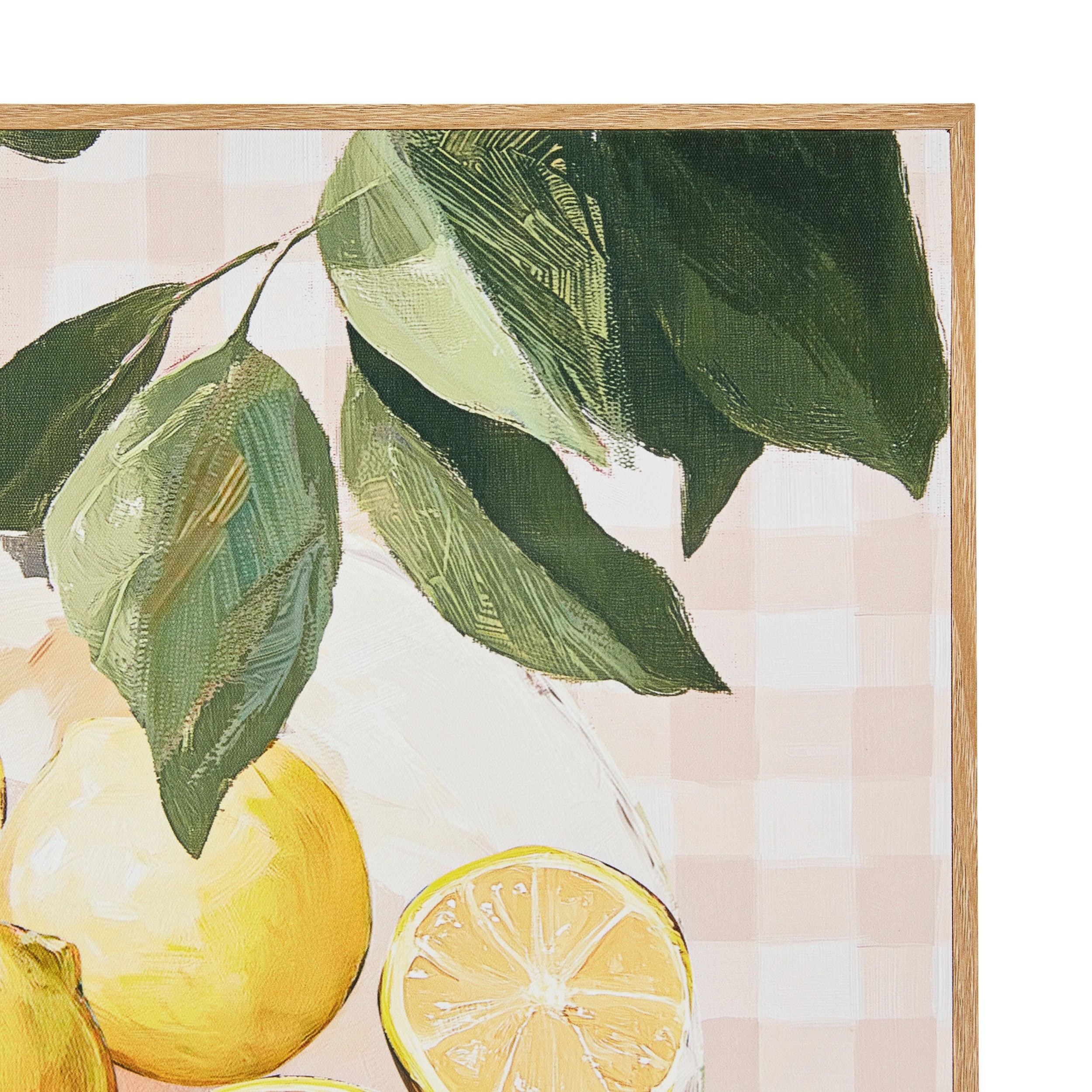 2 2 Pack Lemon Framed Canvas - 40cm x 40cm, 2 of 6