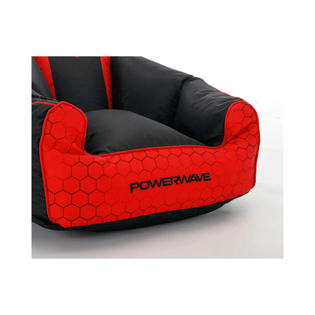 4 Powerwave PUFF Gaming Bean Bag Chair - Red, 4 of 7
