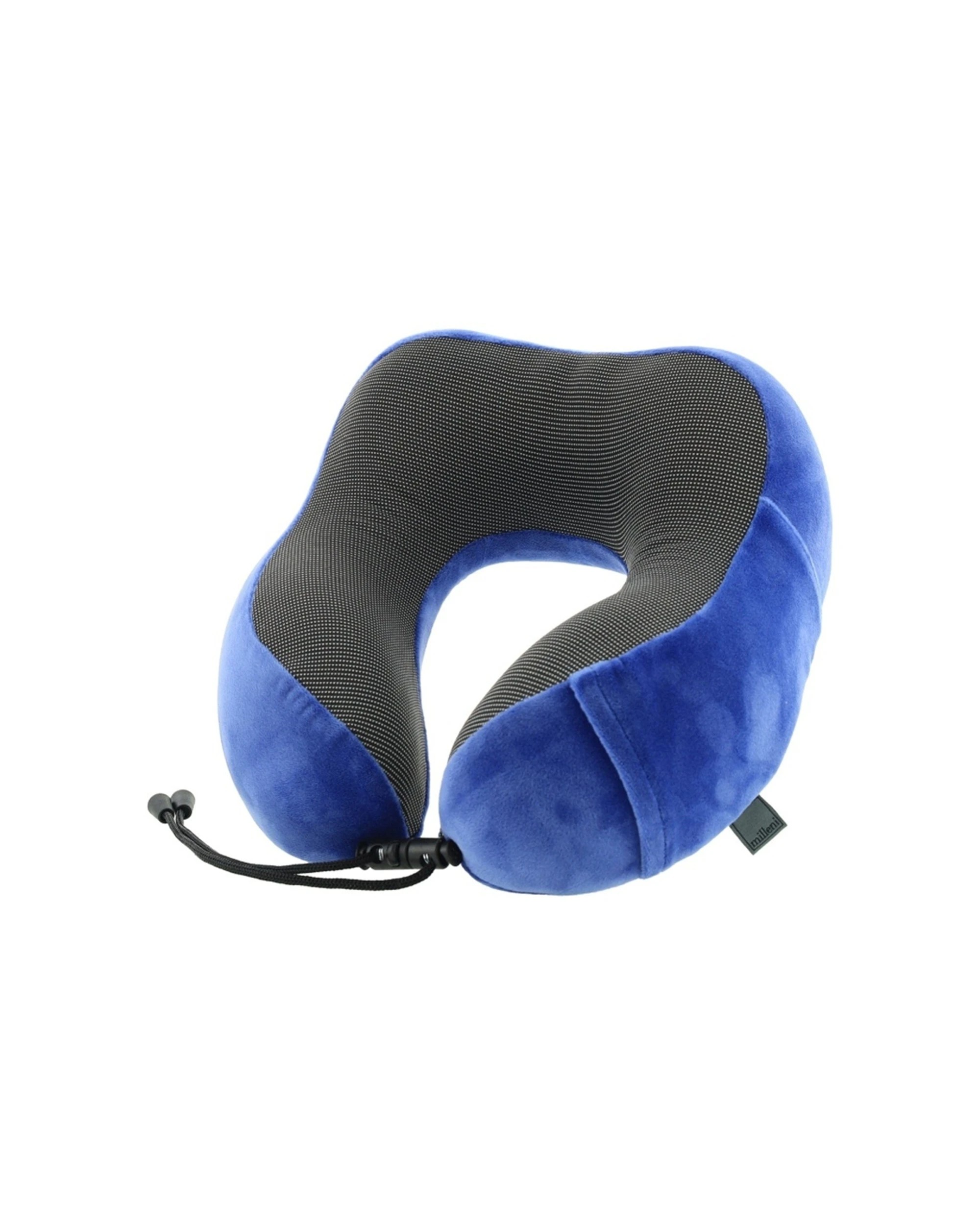 2 Milleni 2pc Travel Sleep Easy Pack Memory Foam Neck Pillows Ergonomic Snap - Multi, 2 of 3