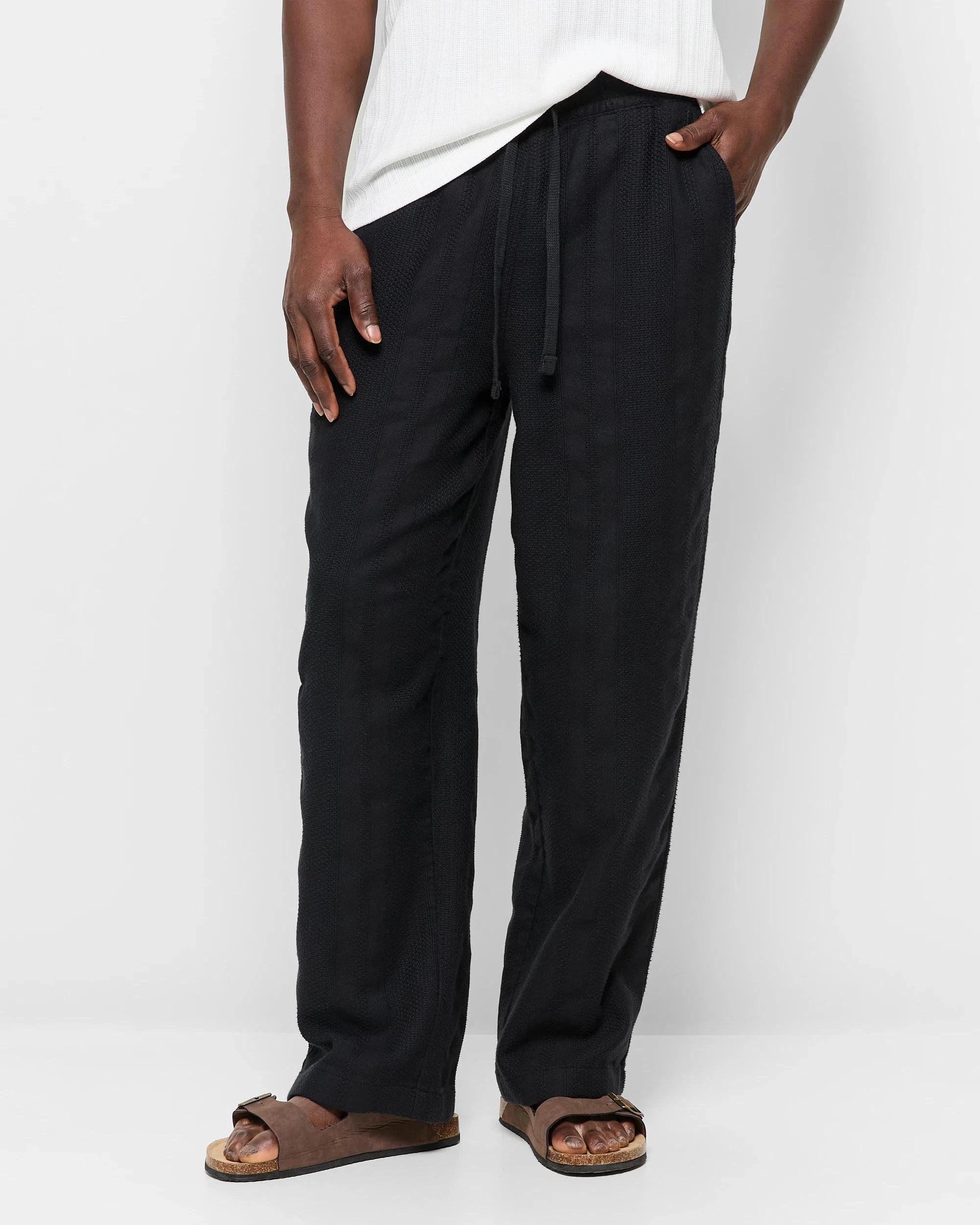 1 Australian Cotton Beach Pants - Commons BLACK, 1 of 5
