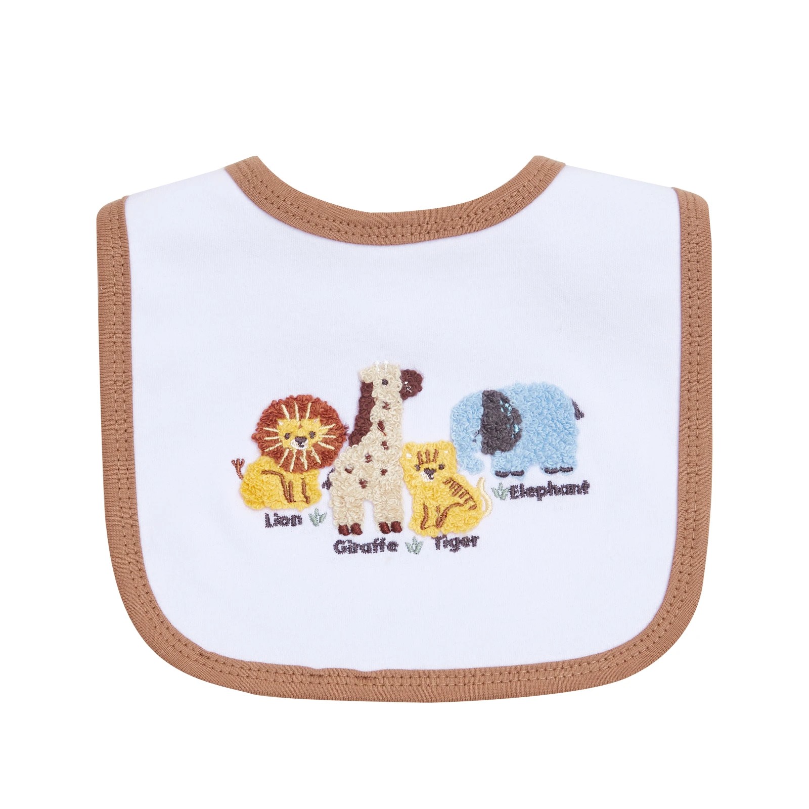 3 Big Softies 3 Pack Applique And Printed Bibs, Animal, 3 of 6