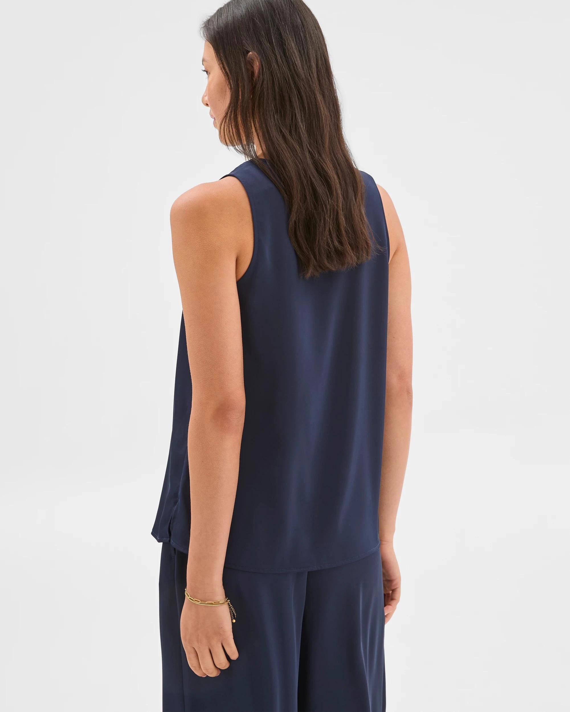 4 Sleeveless Vest Detail Top - Preview OXFORD, 4 of 6