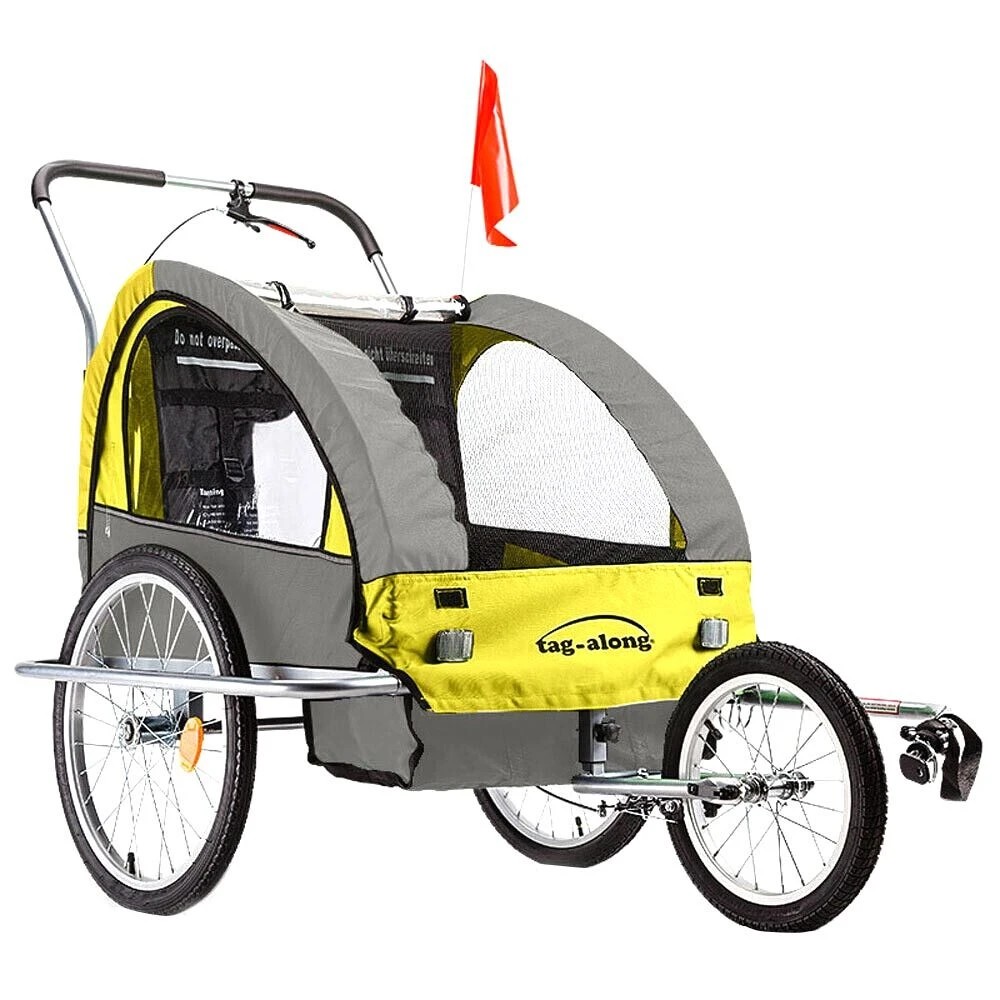 1 Tag-Along Kids Bike Trailer - Yellow, 1 of 1
