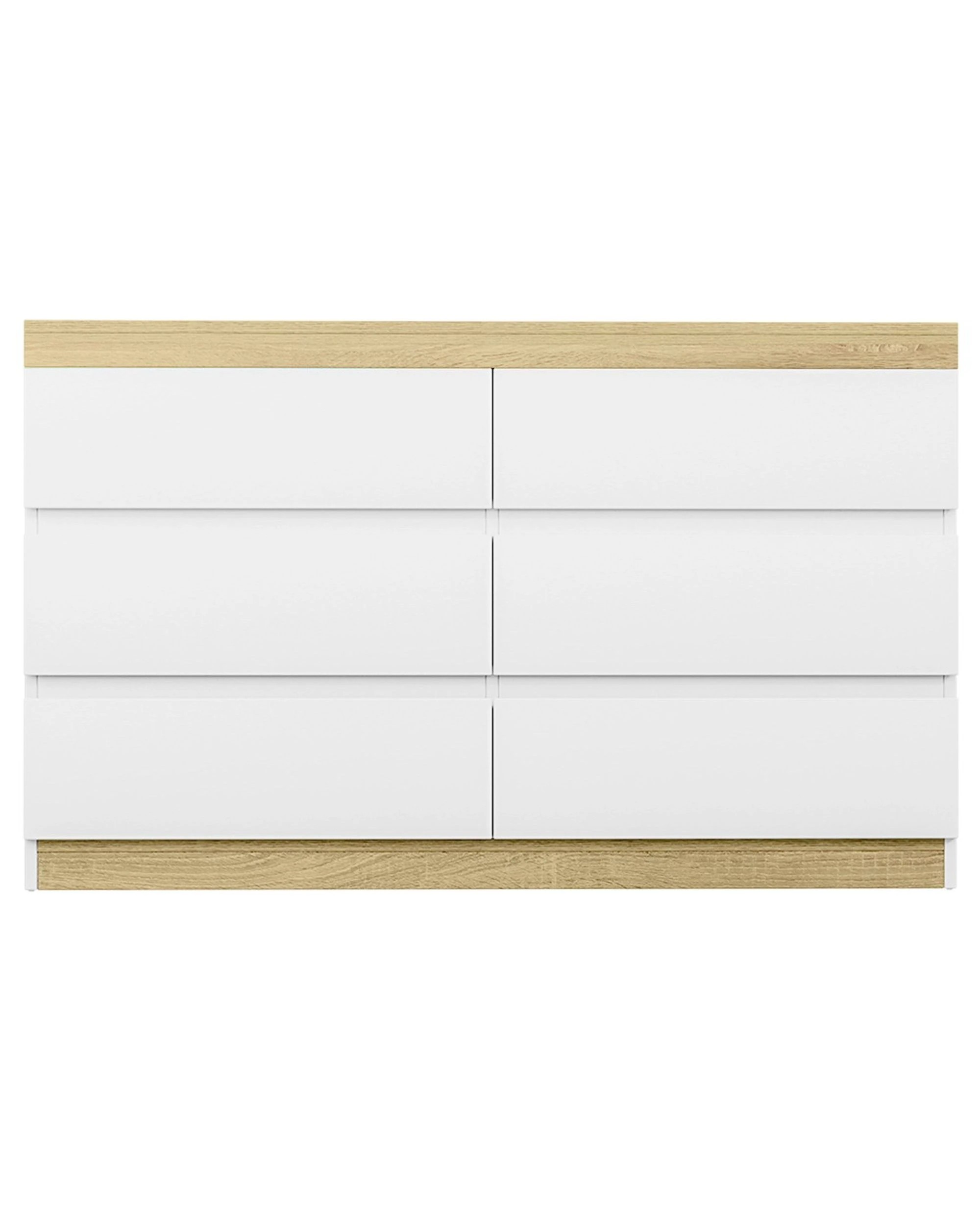 3 Artiss 6 Chest of Drawers Tallboy Cabinet - White, 3 of 7