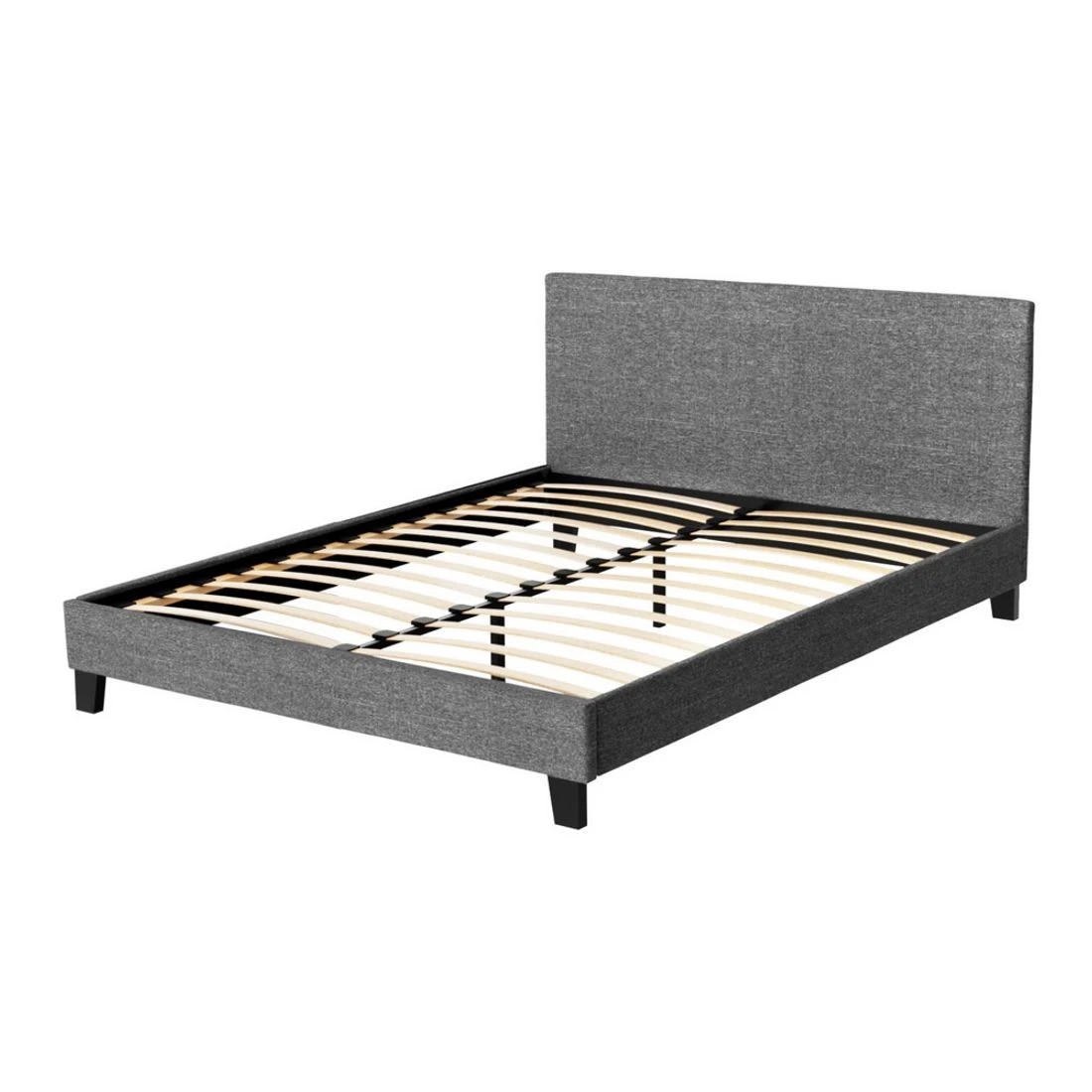 4 Artiss Bed Frame Queen Size - Grey, 4 of 10