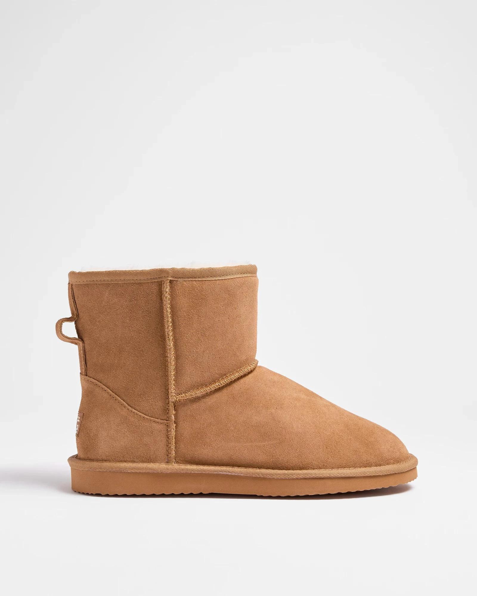 1 Australian Design Ugg Boots and Slippers Mens Sheepskin and Leather Slipper Boot CHESTNUT, 1 of 3