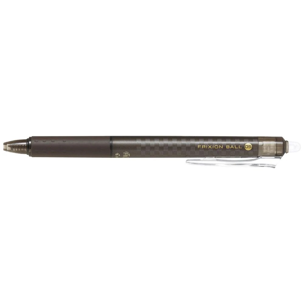 1 PILOT Frixion Design Erasable Gel Pen 0.5mm Brown Barrel, 1 of 2