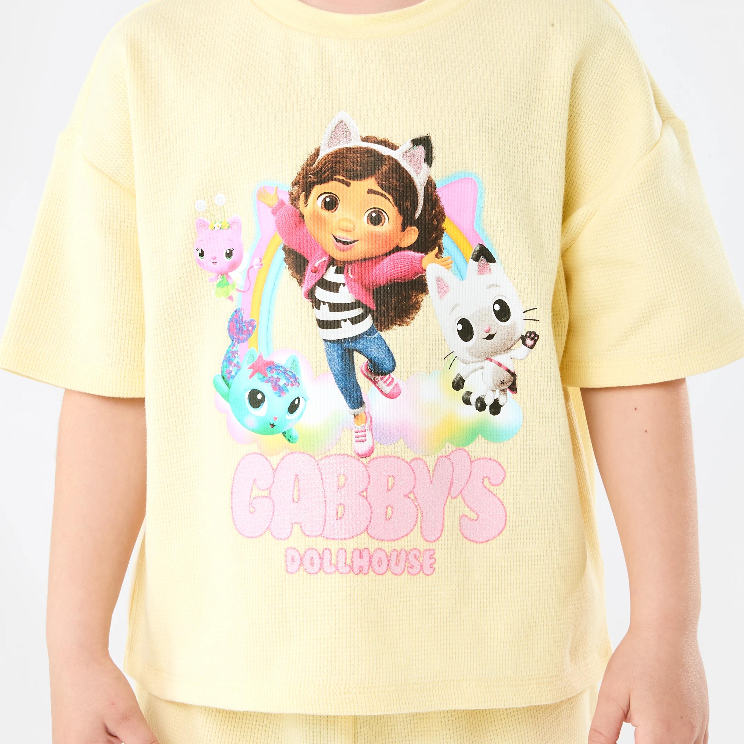 5 Gabby's Dollhouse License Top and Shorts Set Gabby Set, 5 of 7