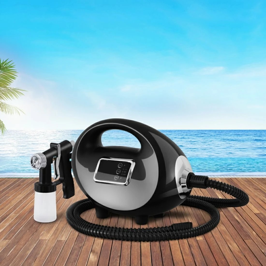 8 Alba Spray Tanning Machine Spray Gun Sunless Tan Kit 700W HVLP System - Black, 8 of 8