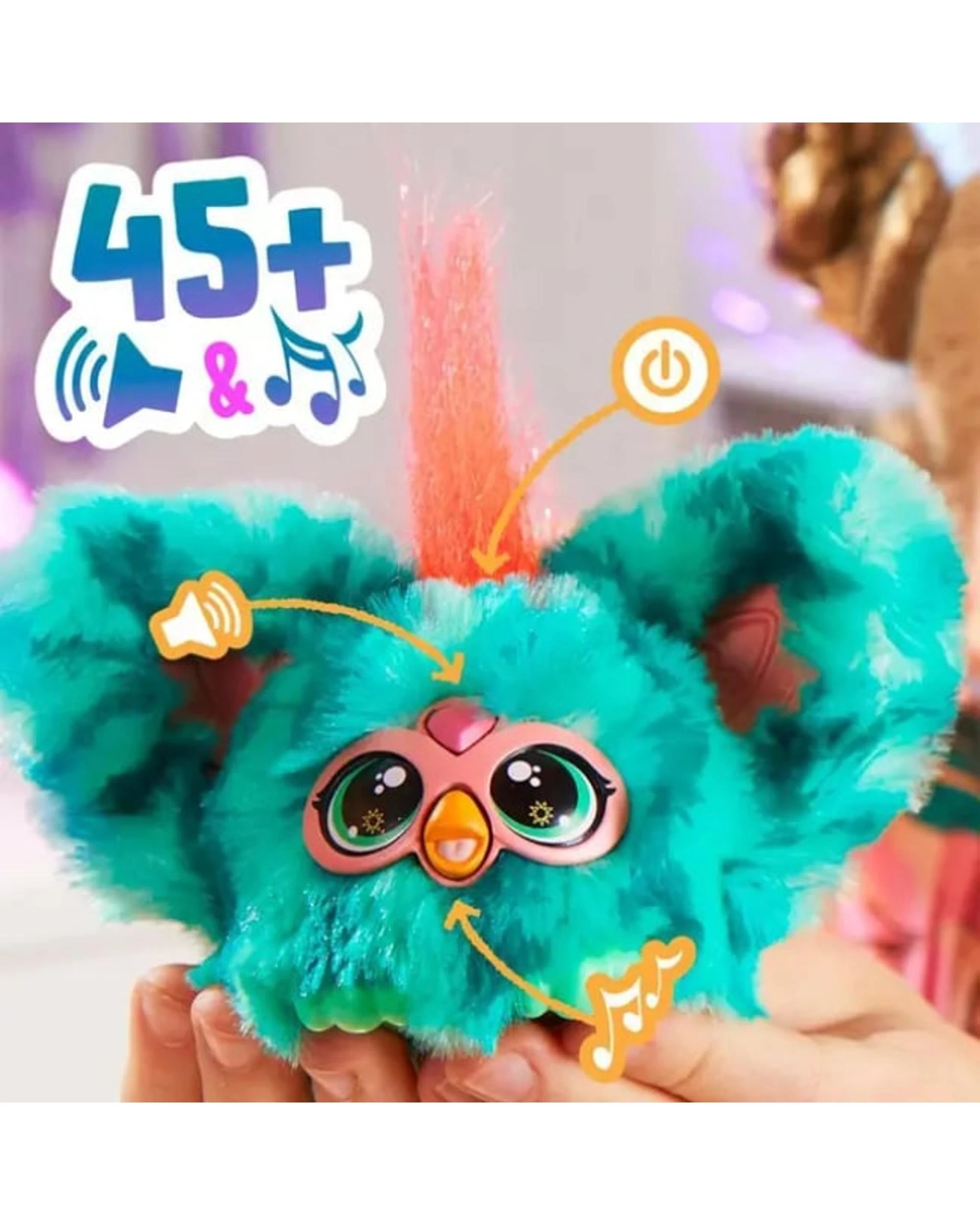 2 Furby Furblets Mello-Nee Summer Chill Electronic Pet - Green, 2 of 4