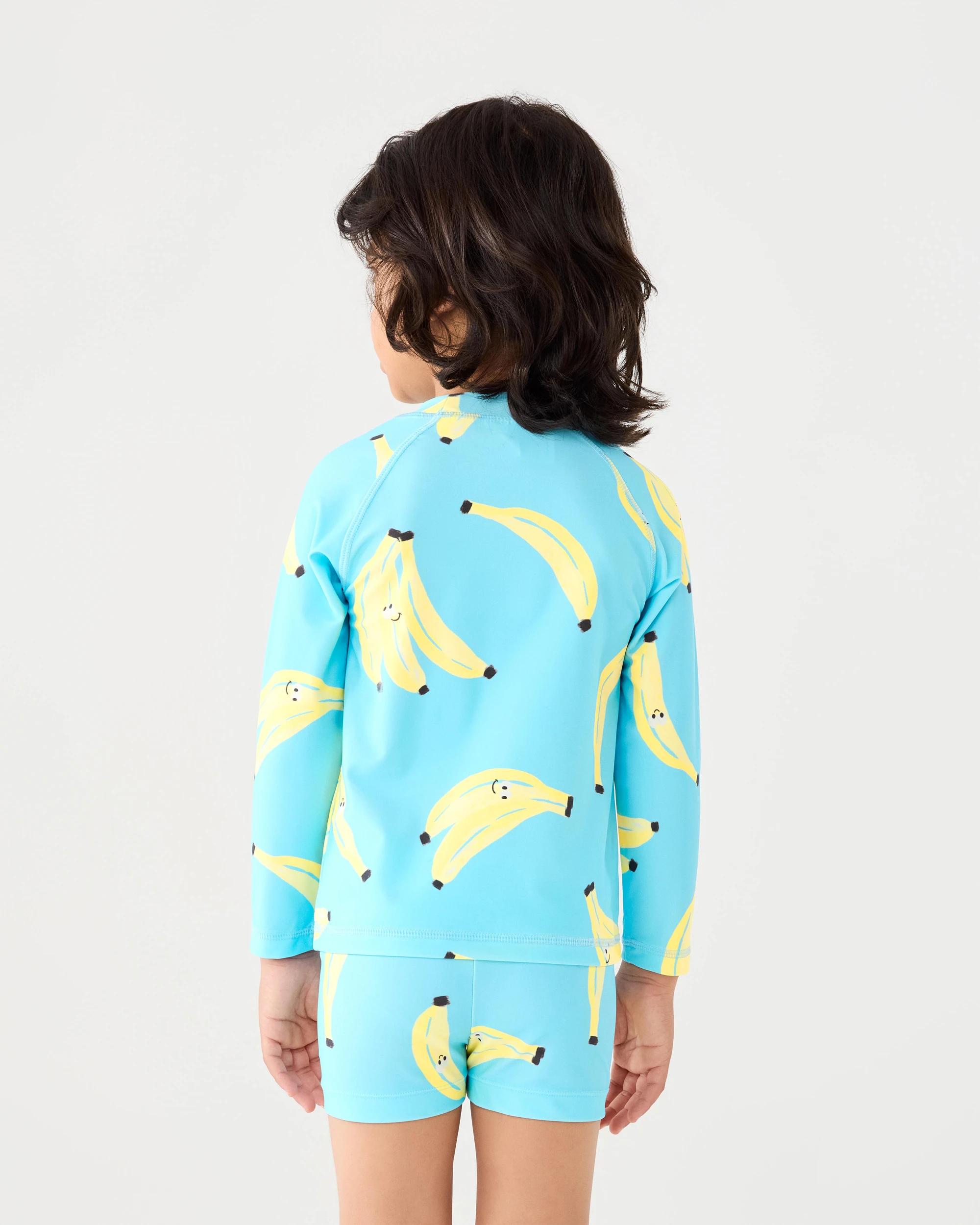 2 Long Sleeve Swim Set Blu Fruit, 2 of 8