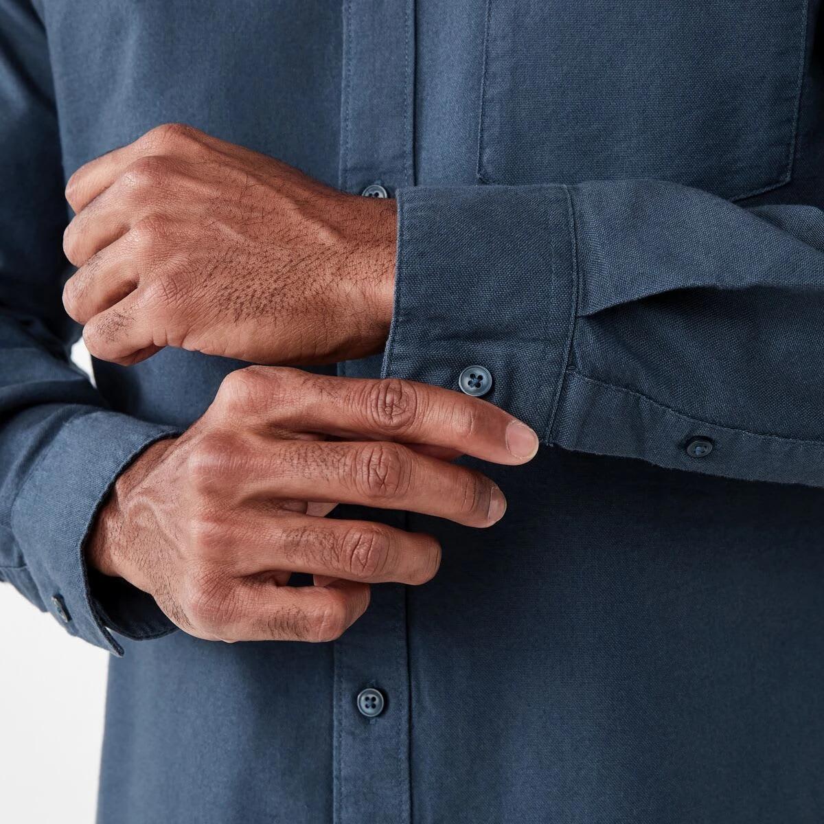 6 Long Sleeve Oxford Shirt BLUE NIGHTS, 6 of 7