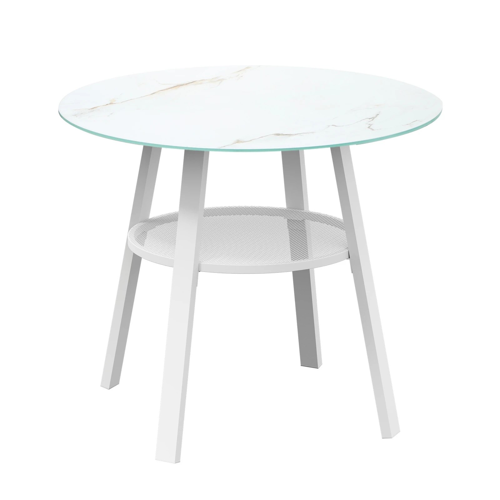 7 Livsip 3pcs Outdoor Dining Setting Table W/storage Shelf Patio Furniture Set
 - Multi, 7 of 7