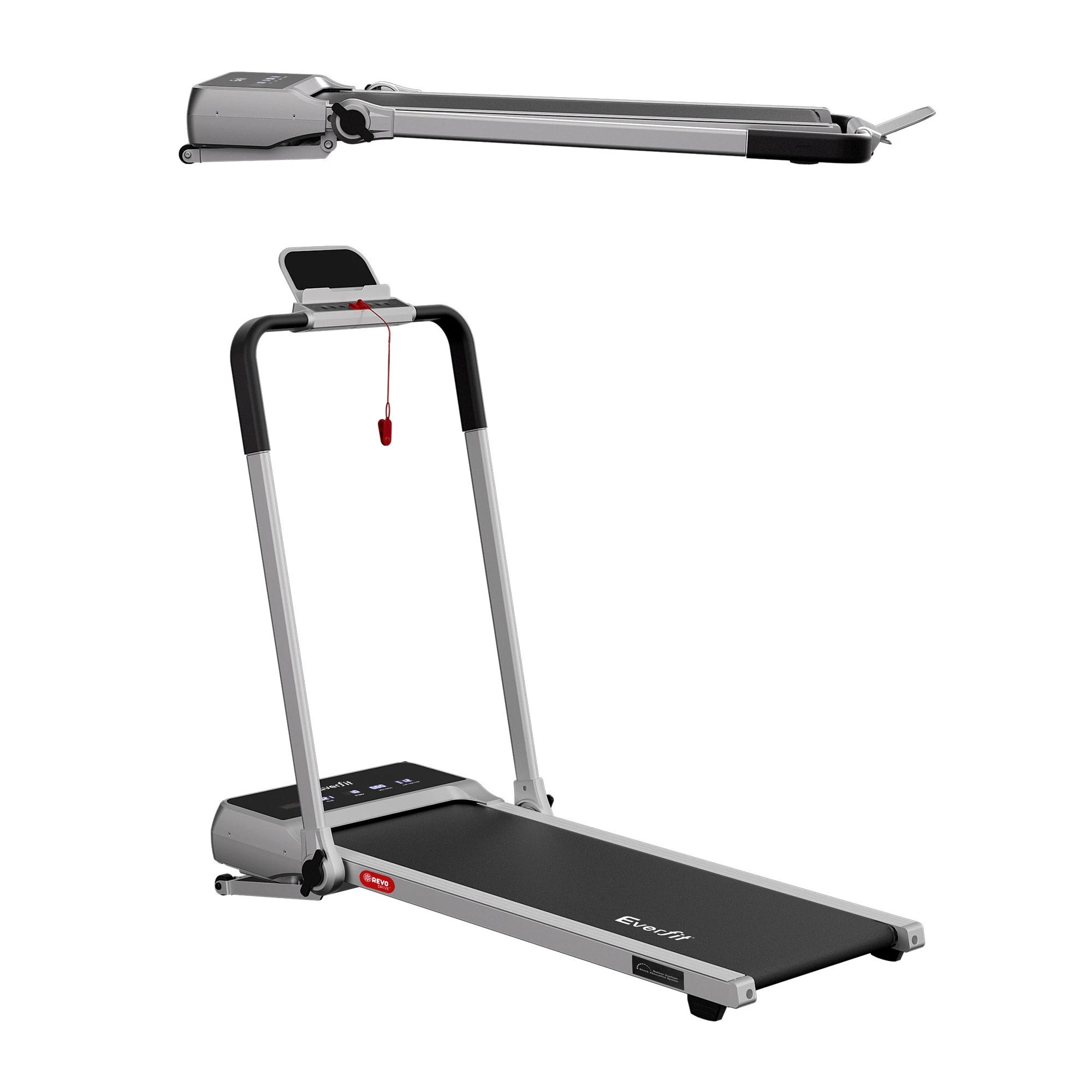 4 Everfit 3 in 1 Walking Pad Treadmill 20% Auto Incline Under Desk Foldable for Home With 40cm Belt - Silver, 4 of 10