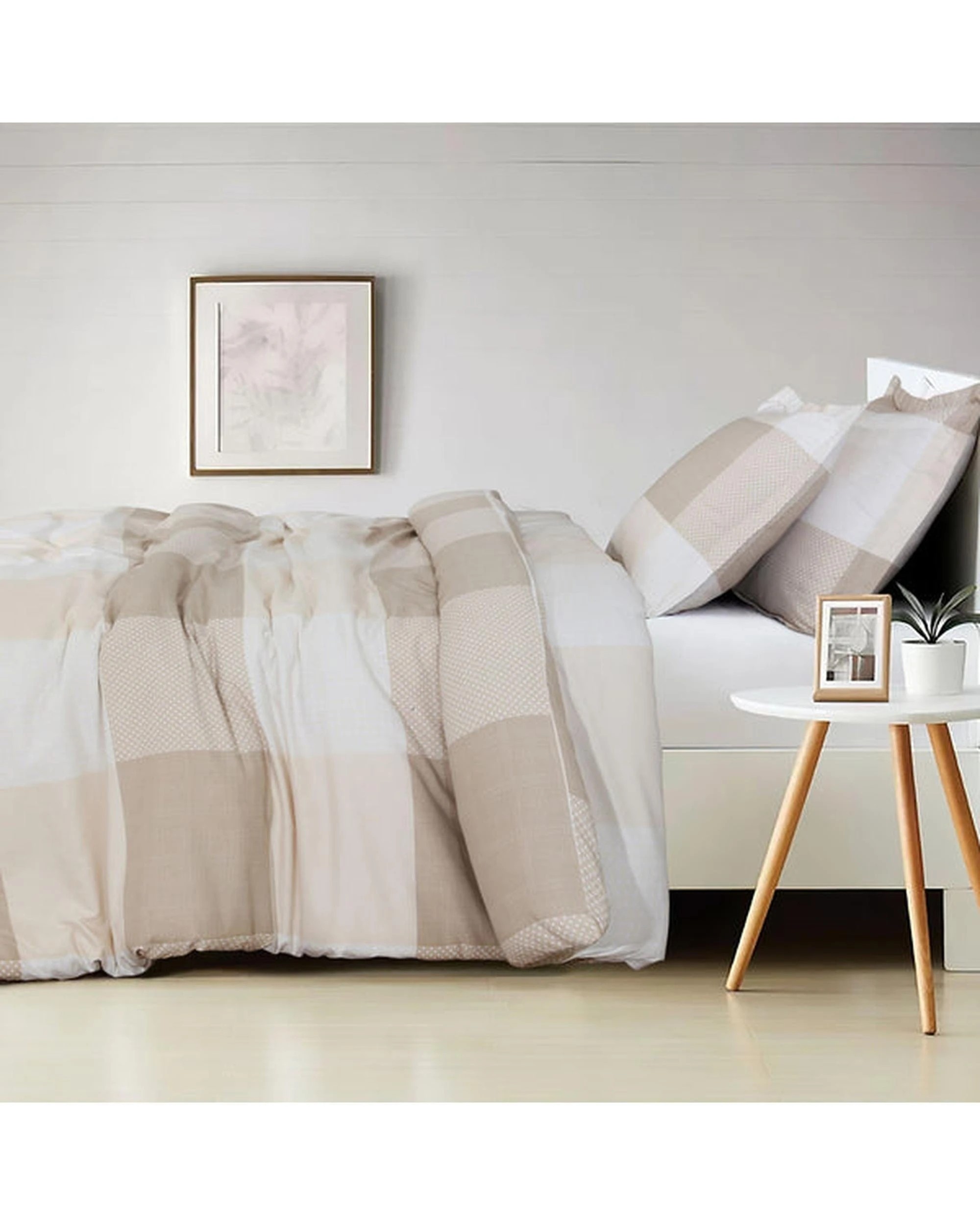 2 Amsons Noir Quilt Cover Set - Beige, 2 of 6