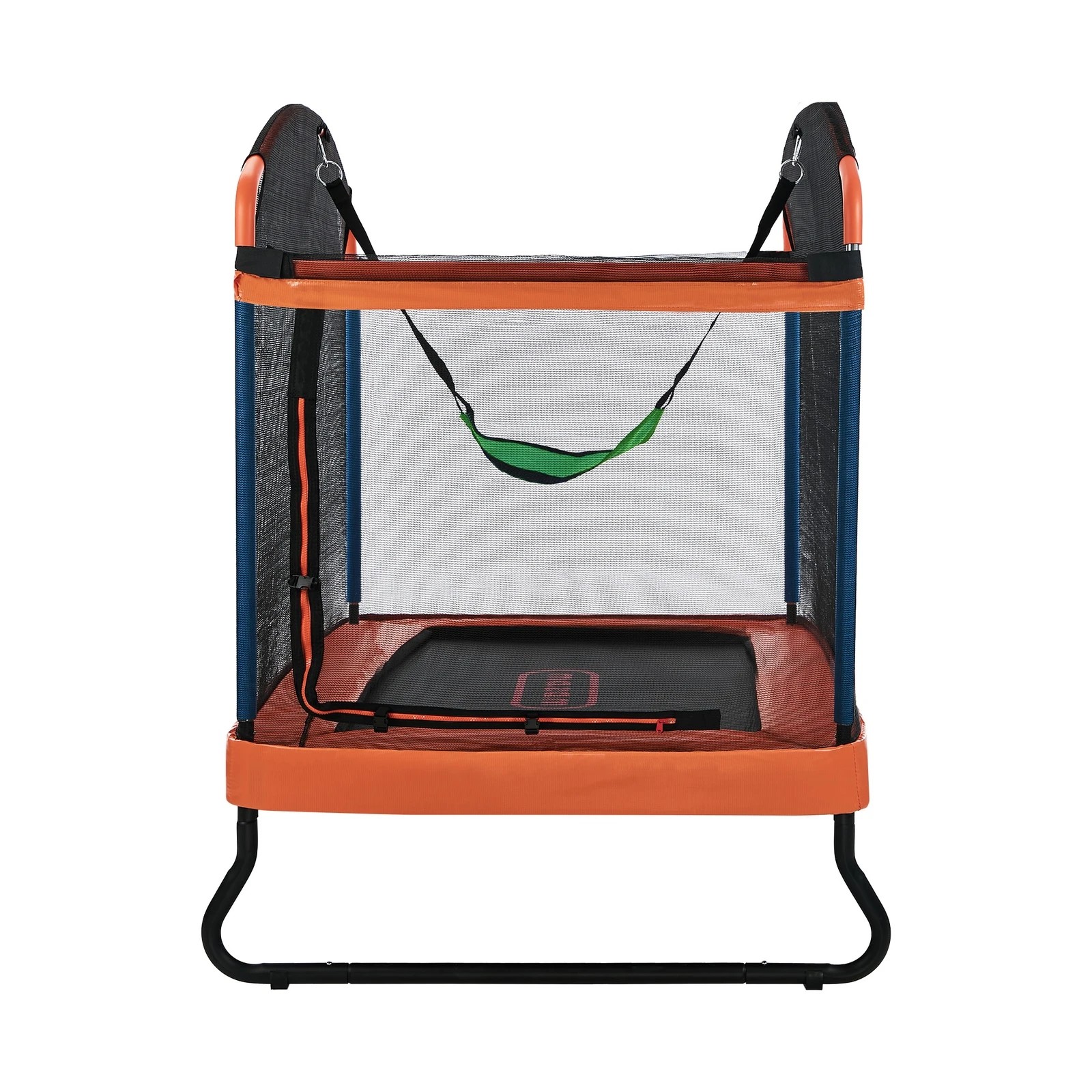 7 Mazam 6FT Kids Trampoline with Swing Bar Rectangular - Multi, 7 of 9