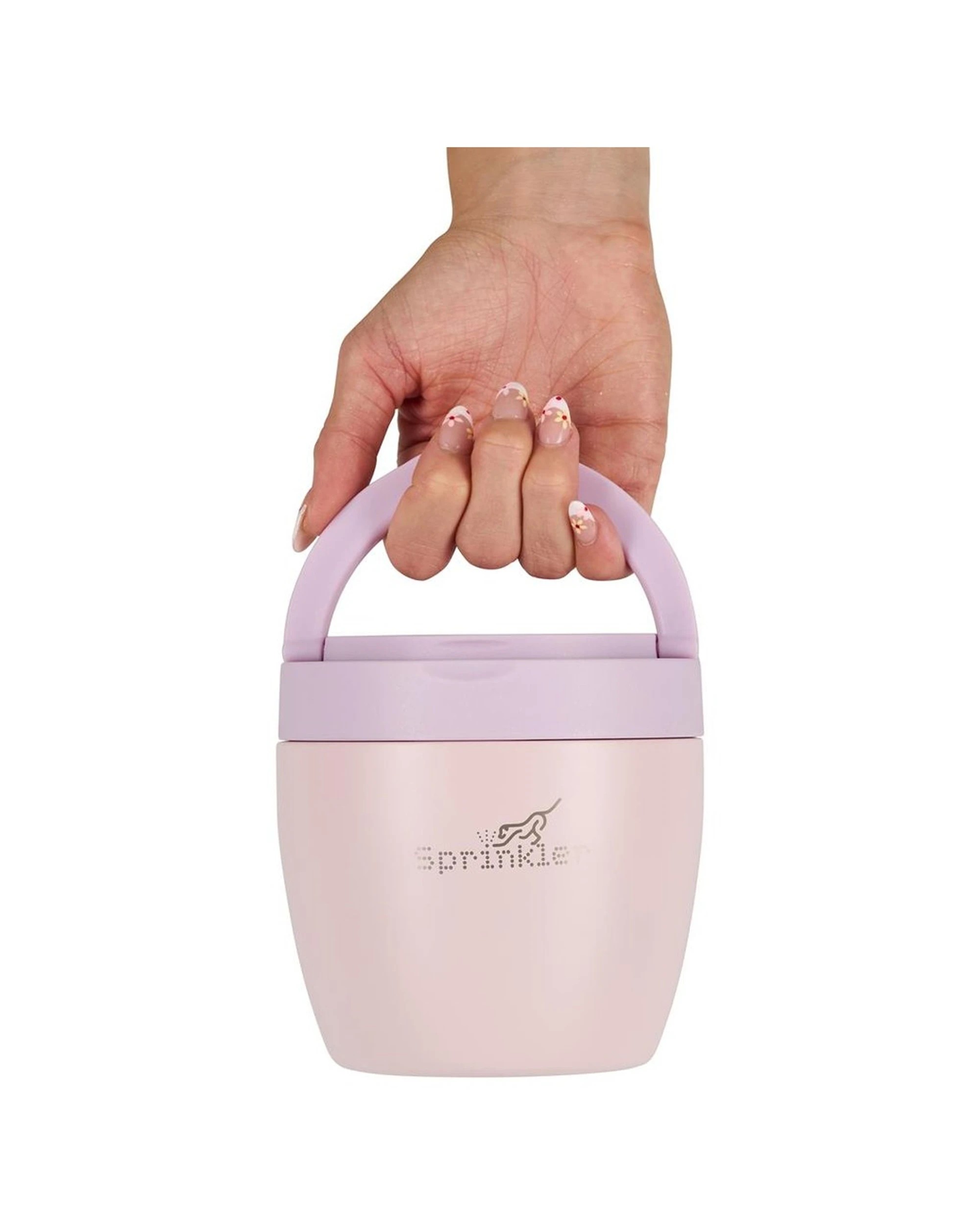 3 Sprinkler Rosie Insulated Food Pod Leakproof Lunchbox Hot Cold 600ml Vacuum - Pink, 3 of 4