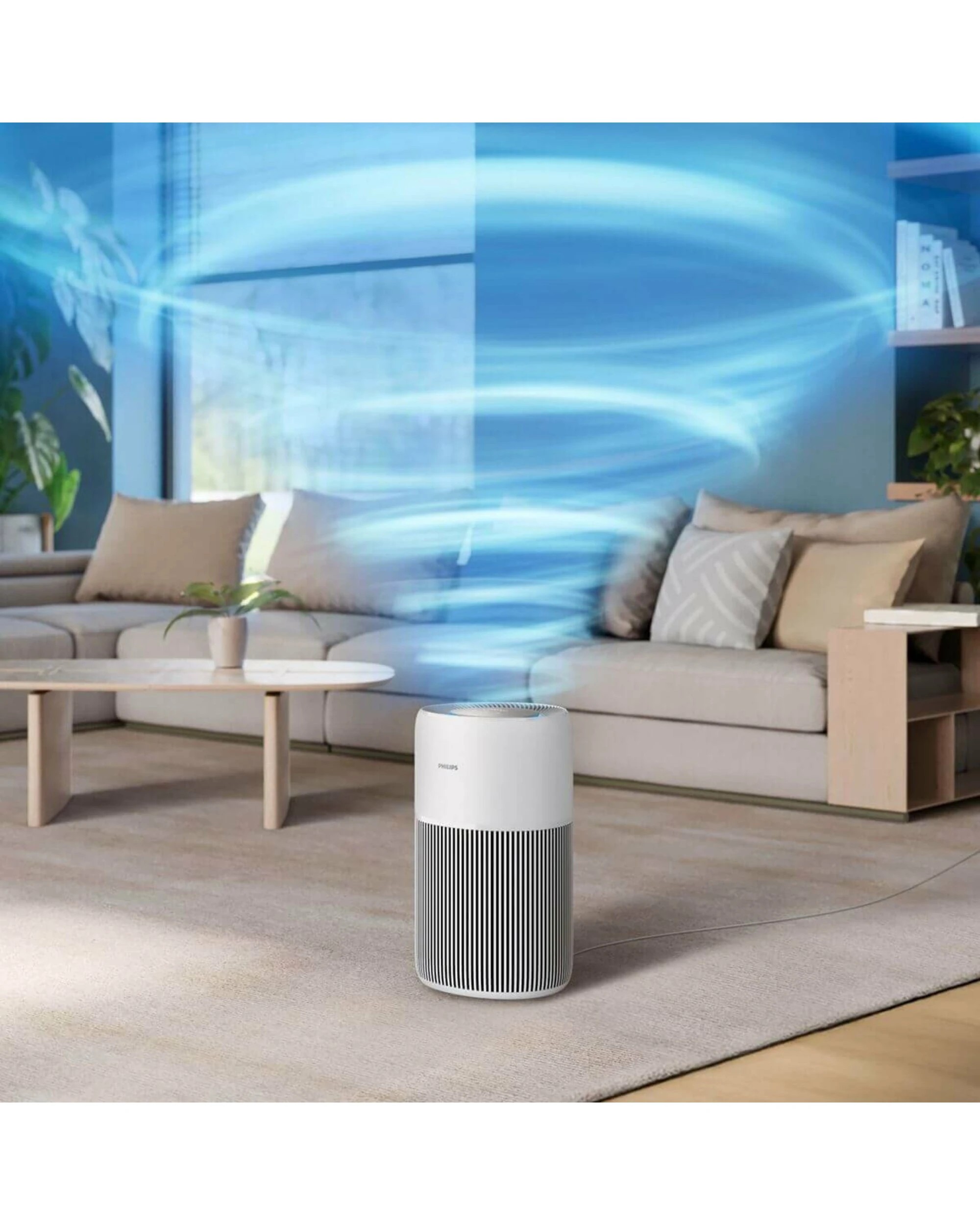 4 Philips PureProtect 2200 Series Smart Air Purifier Silver White, 4 of 5