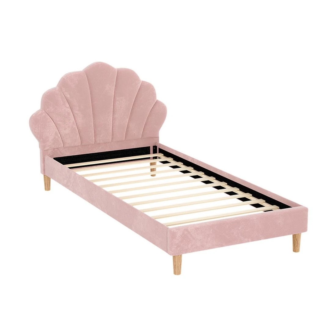 1 Artiss Bed Frame King Single Size - Pink, 1 of 7