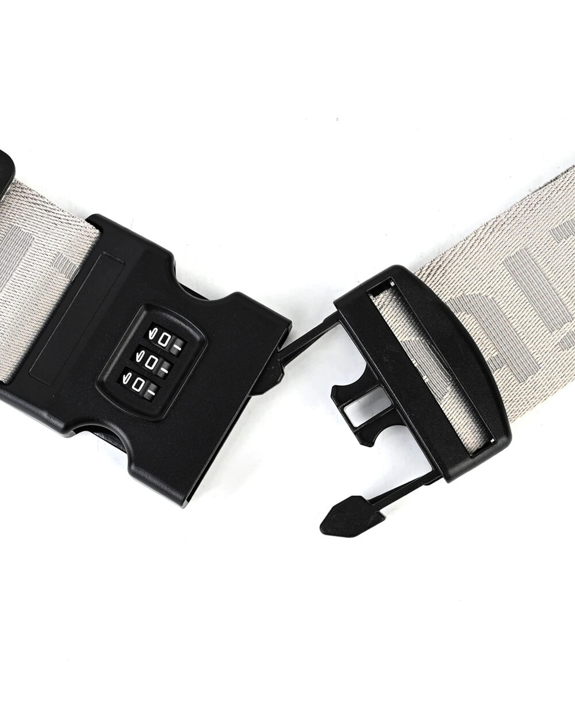 3 Paklite Luggage Strap Accessory With 3 Digit Combination Lock Adjustable 5x184cm - Grey, 3 of 5