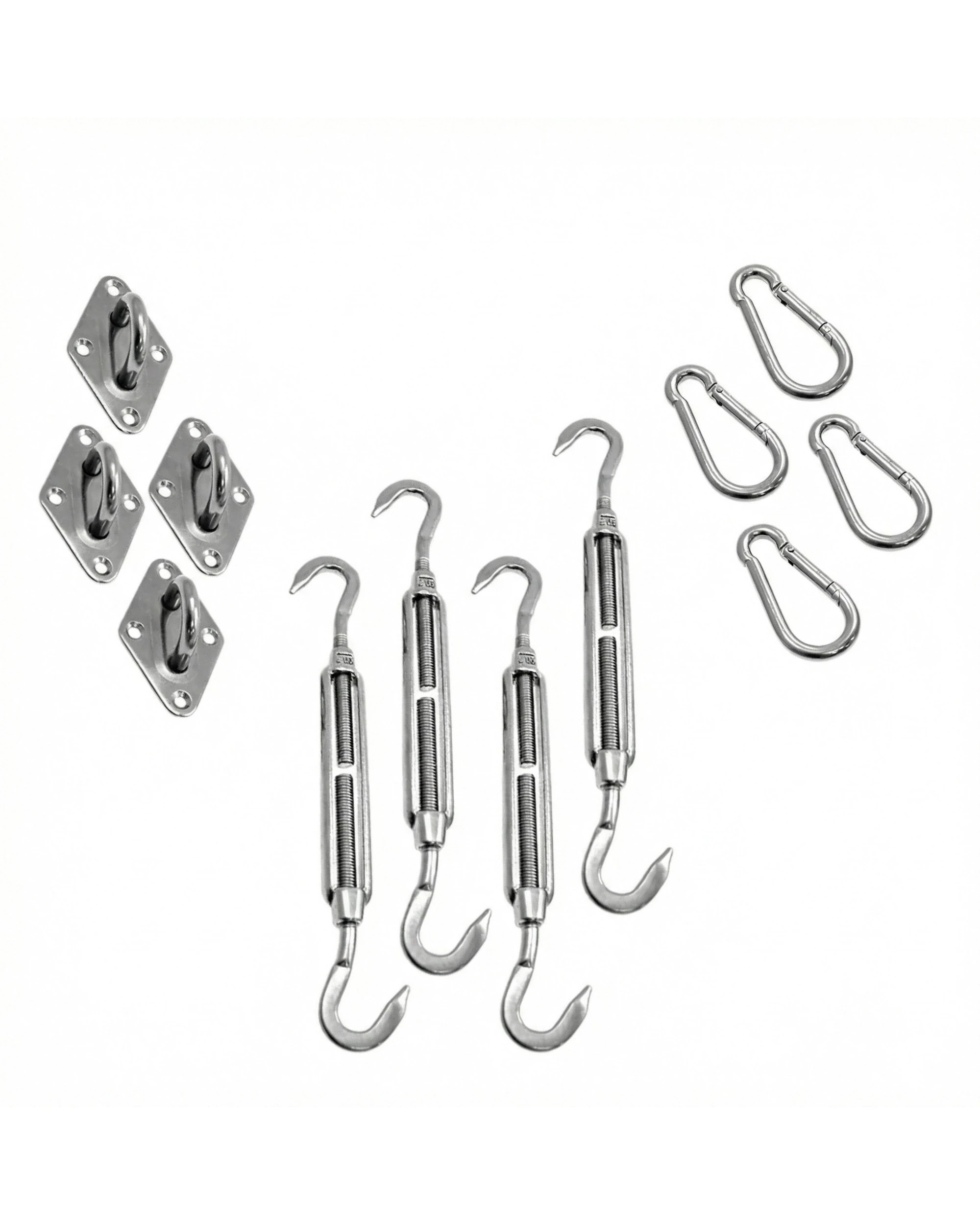 6 Wallaroo 2 x 2.5M Outdoor Sun Shade Sail Canopy Rectangle - Grey, 6 of 6