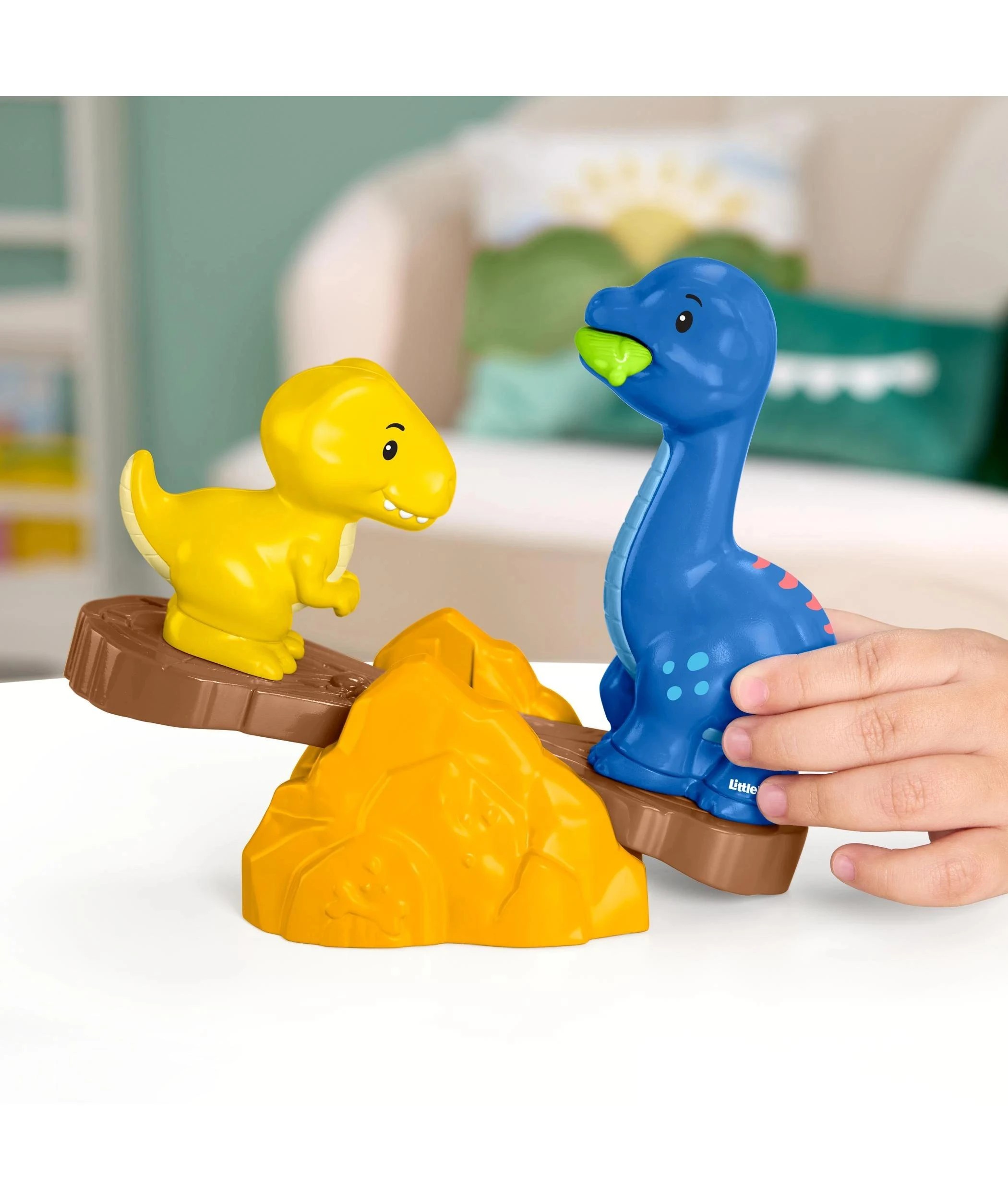 6 Mattel Fisher-Price Little People Spin & Play Dinosaur Playground Toddler Playset - Multi, 6 of 6