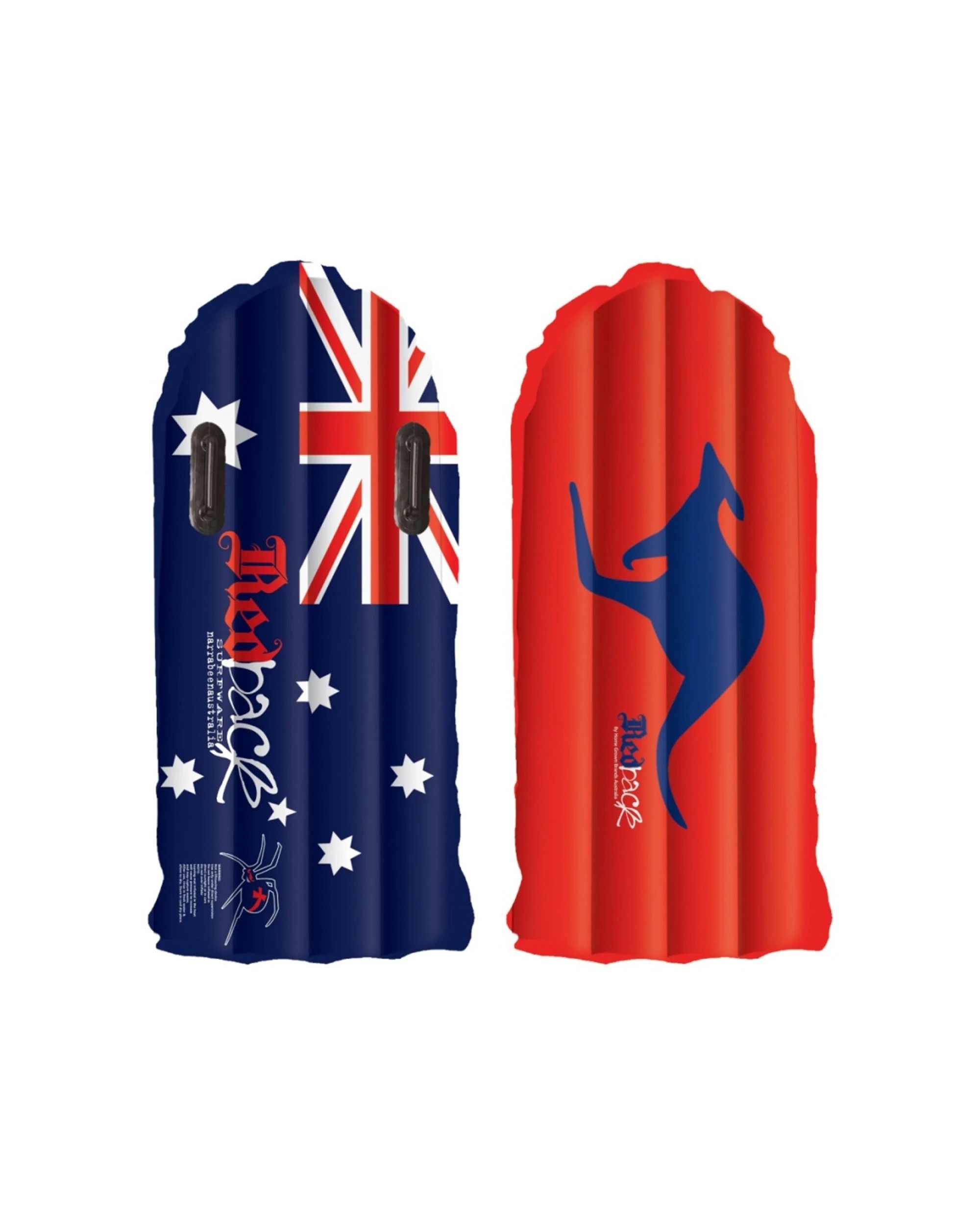 2 Redback Aussie Inflatable Beach/Pool/Lake/River Surfmat Australia Design - Multi, 2 of 2