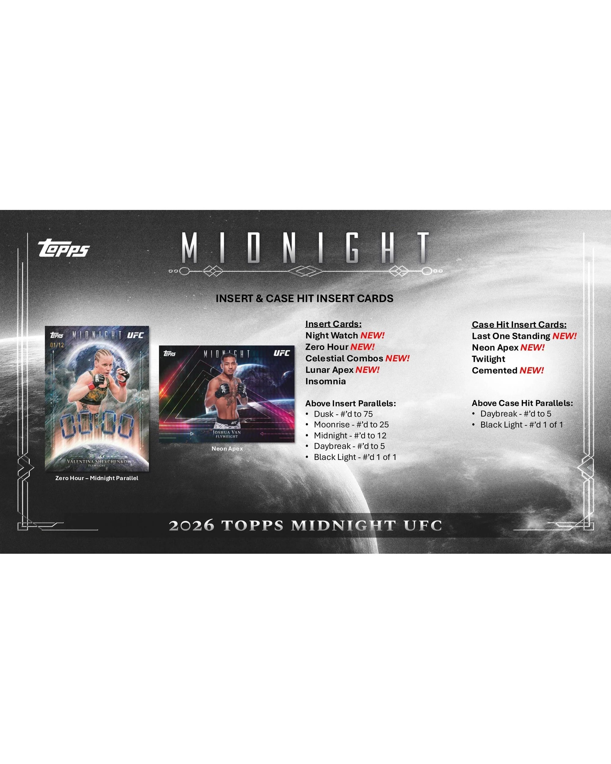 4 Topps 2026 Midnight UFC Hobby Box, 4 of 9