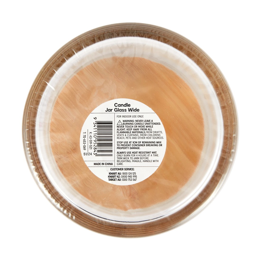 3 Candle Jar Glass - Wide, 3 of 3