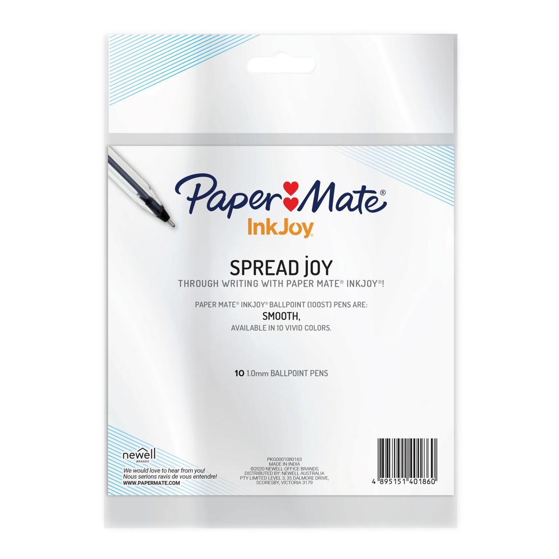 3 10 Pack Paper Mate InkJoy 100ST Ballpoint Pen, 3 of 3
