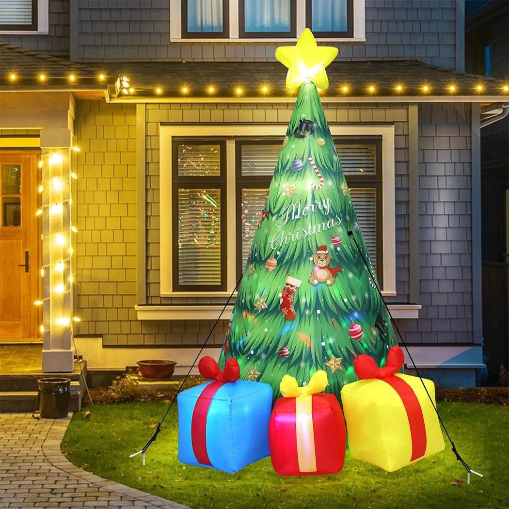 7 Traderight Santaco 2.4m Christmas Inflatable Tree and Presents, 7 of 7