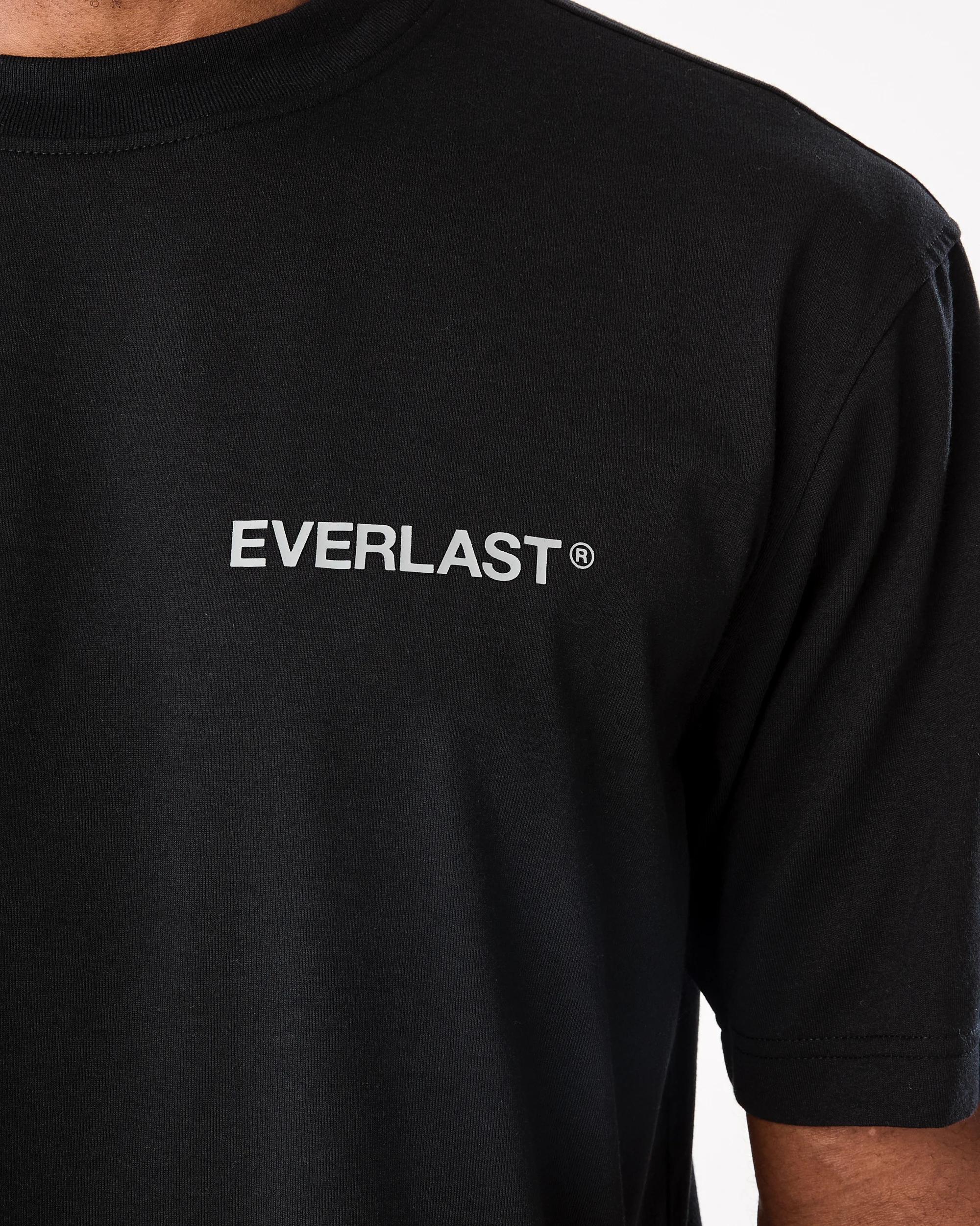 6 Everlast Mens Athletic Division Crew Neck T-shirt Black, 6 of 8