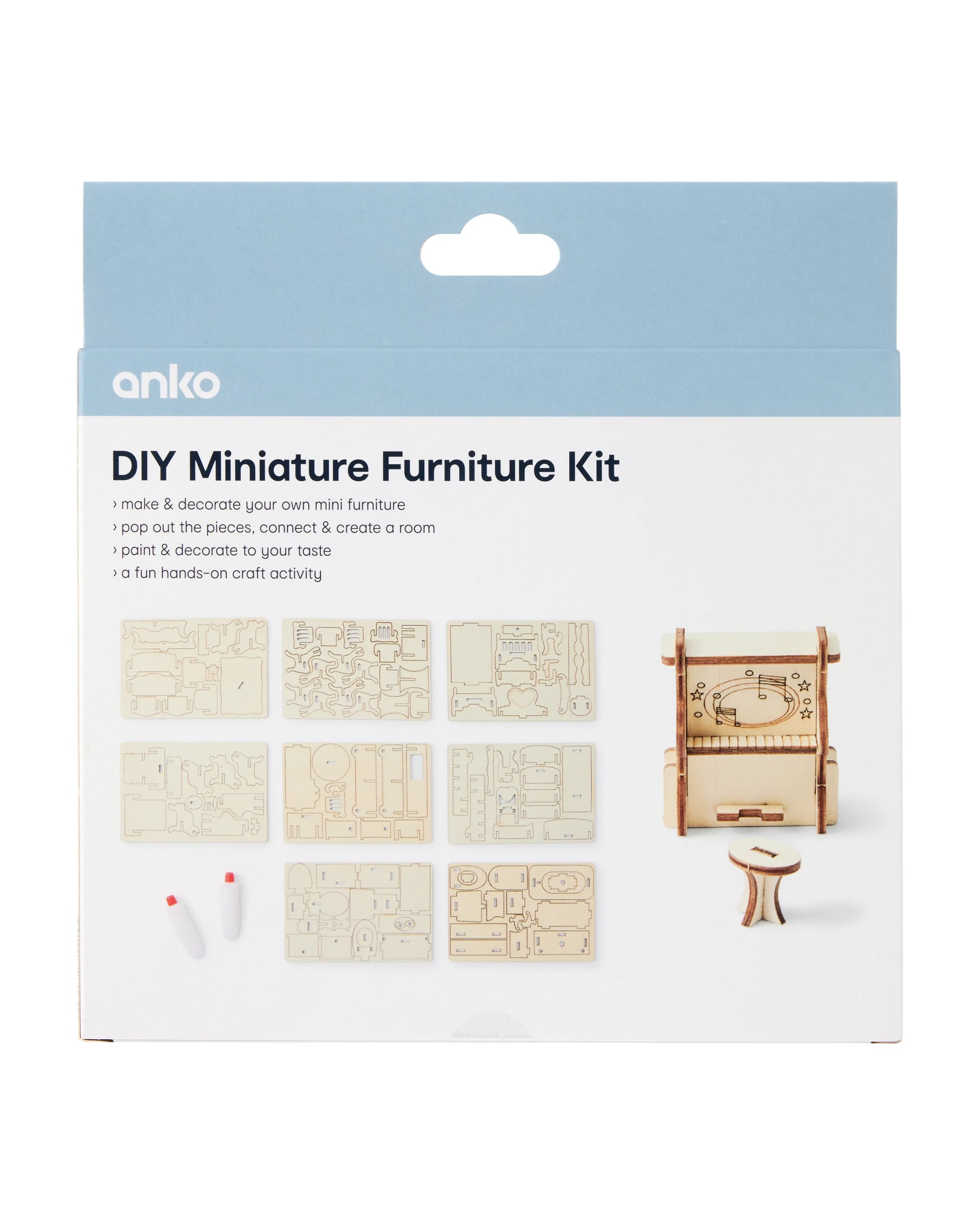 8 DIY Miniature Furniture Kit, 8 of 8
