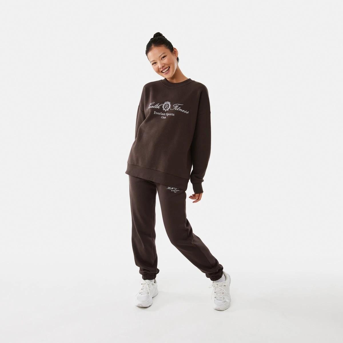 2 Everlast Womens Street Trackpants Coffee, 2 of 7